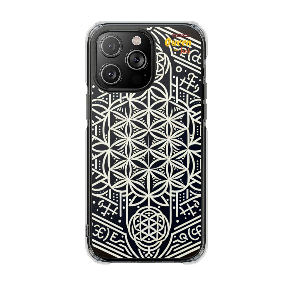 Magnetic Clear Impact Phone Cases with Geometric Design, Protective Cell Phone Covers, Unique Gift for Tech Lovers, Modern [...]