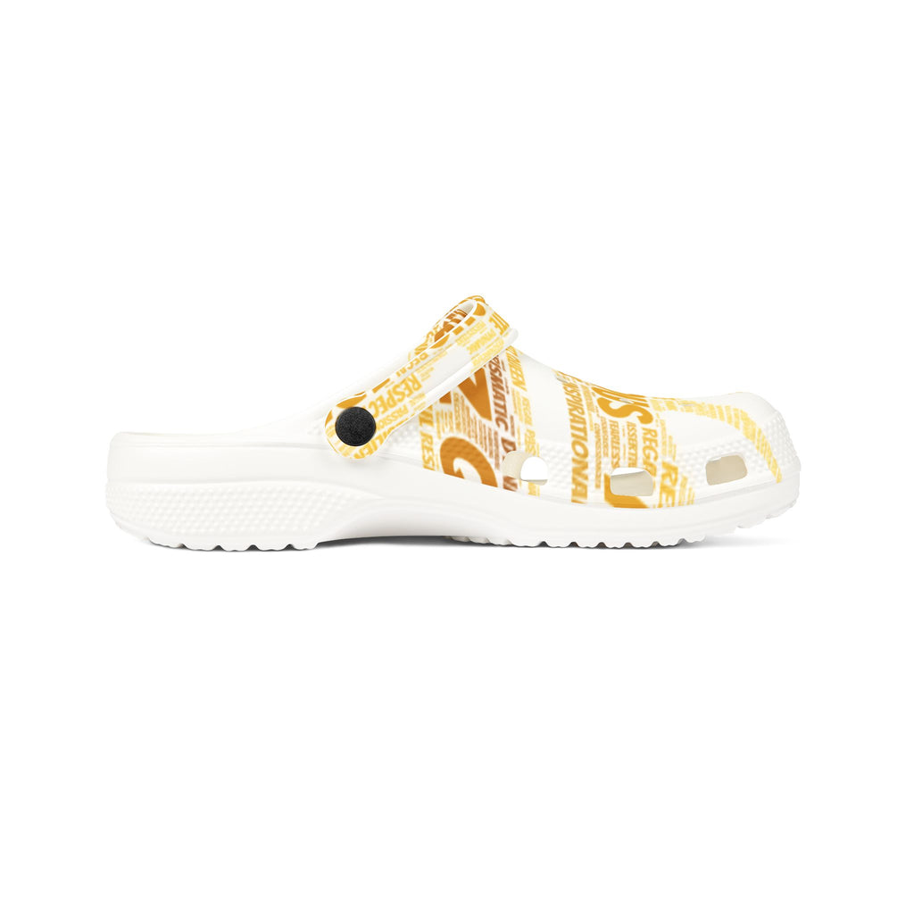 Bozz Queen Vibrant Foam Rubber Shoes - Inspirational Comfort Clogs, Motivational Summer Slip-Ons