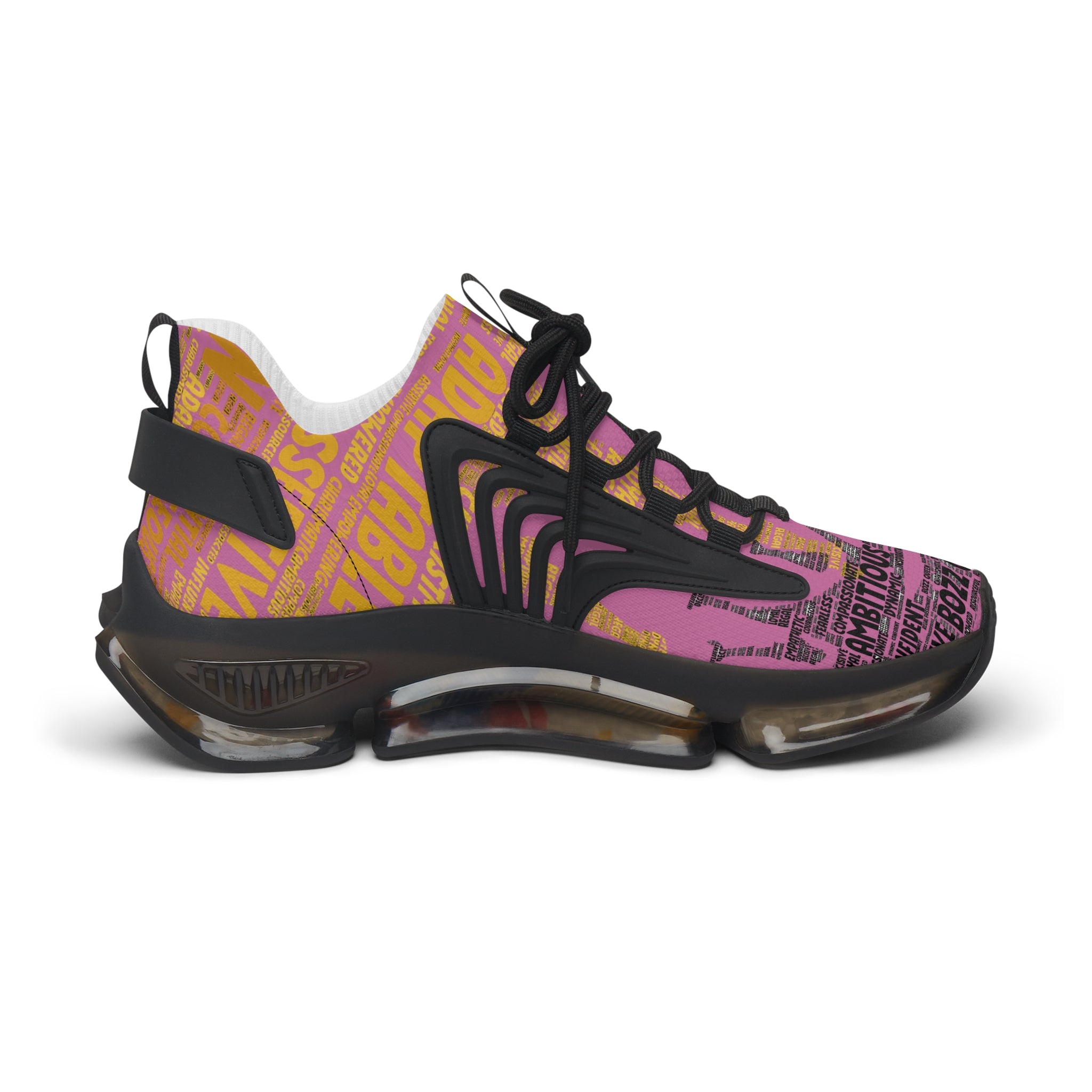 I AM Series Women's Mesh Sneakers - Light Pink Lightweight Athletic Shoes