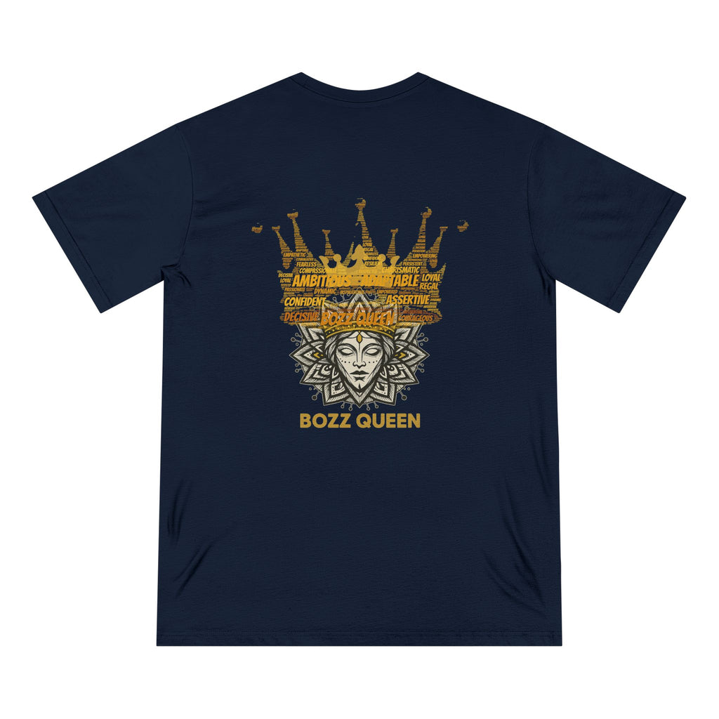 Bozz Queen Organic Staple Tee - Women's Graphic T-Shirt | Trendy Queen Shirt