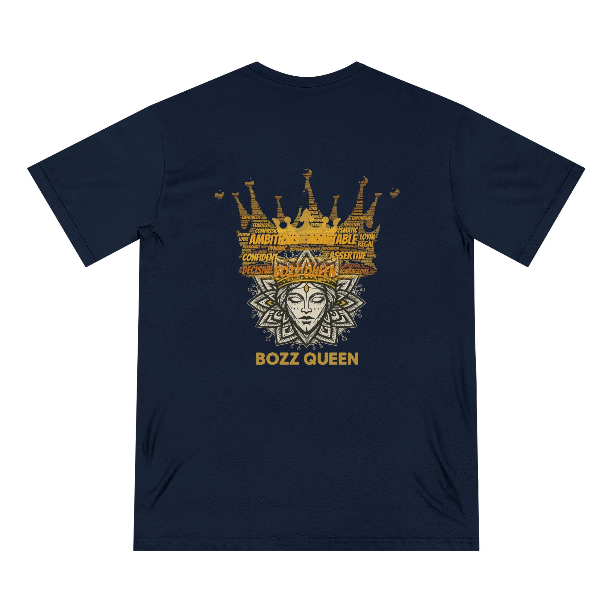 Bozz Queen Organic Staple Tee - Women's Graphic T-Shirt | Trendy Queen Shirt