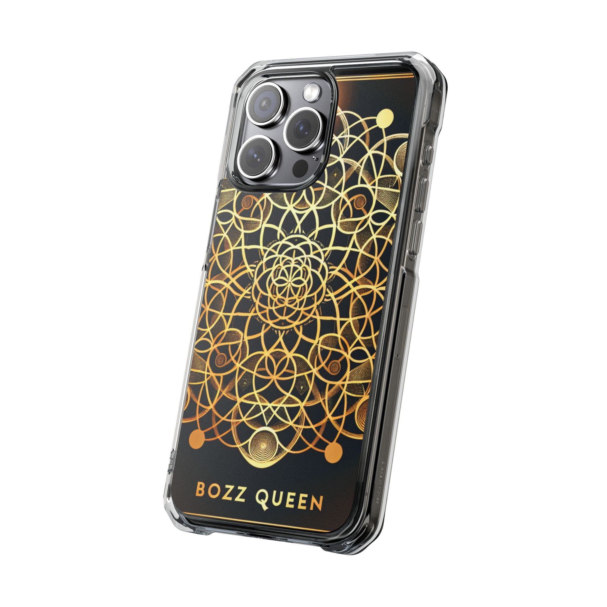 Bozz Queen Magnetic Clear Impact Case - Stylish, Protective Phone Case for Empowering Vibes, Gift for Her, Trendy Tech Accessories, [...]