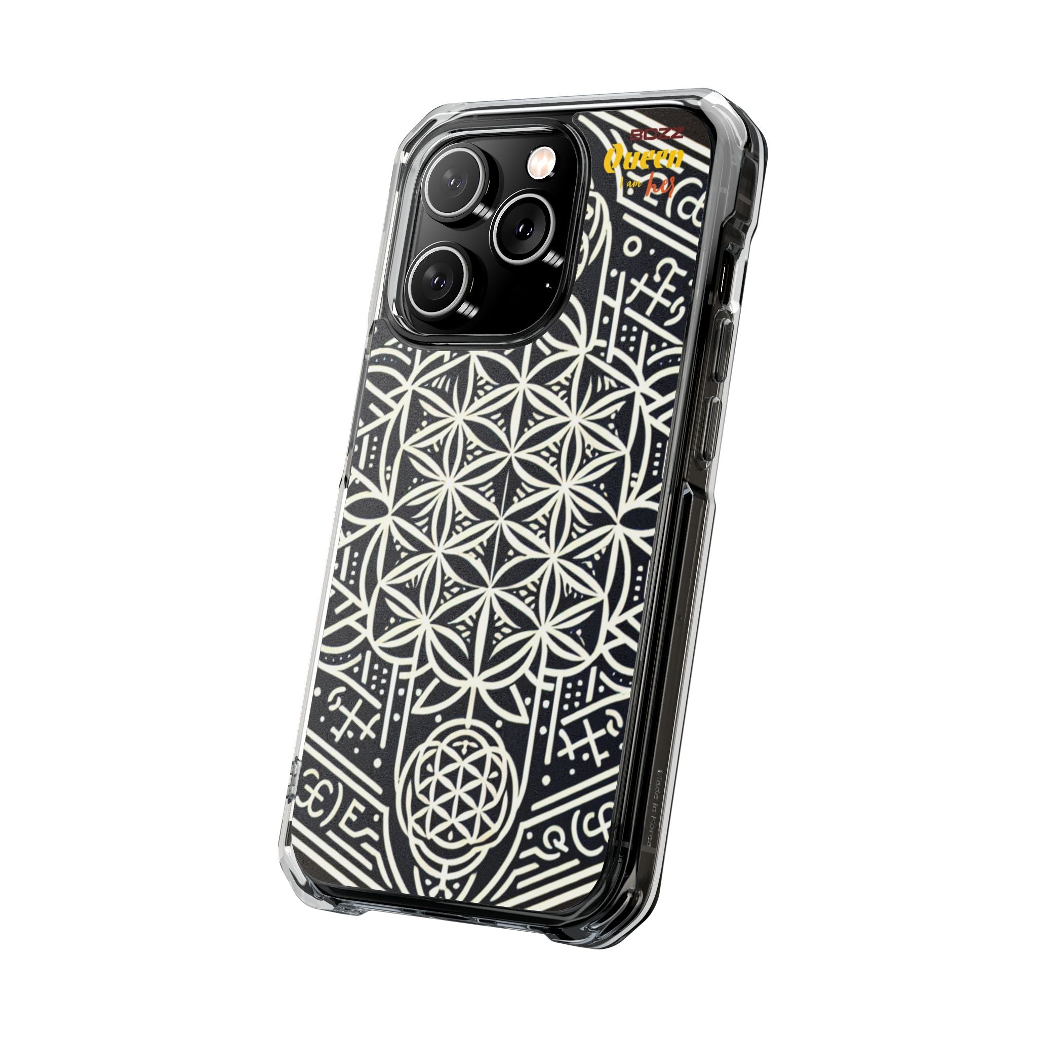 Magnetic Clear Impact Phone Cases with Geometric Design, Protective Cell Phone Covers, Unique Gift for Tech Lovers, Modern [...]