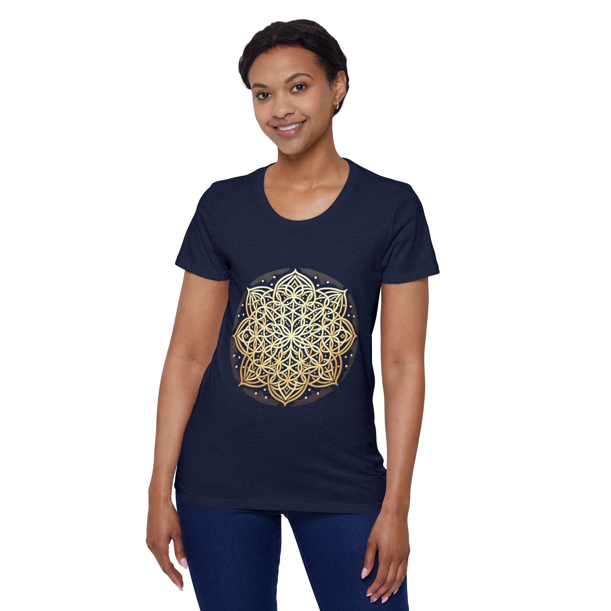 Bozz Queen Mandala Graphic Tee - Women's Organic Cotton T-Shirt