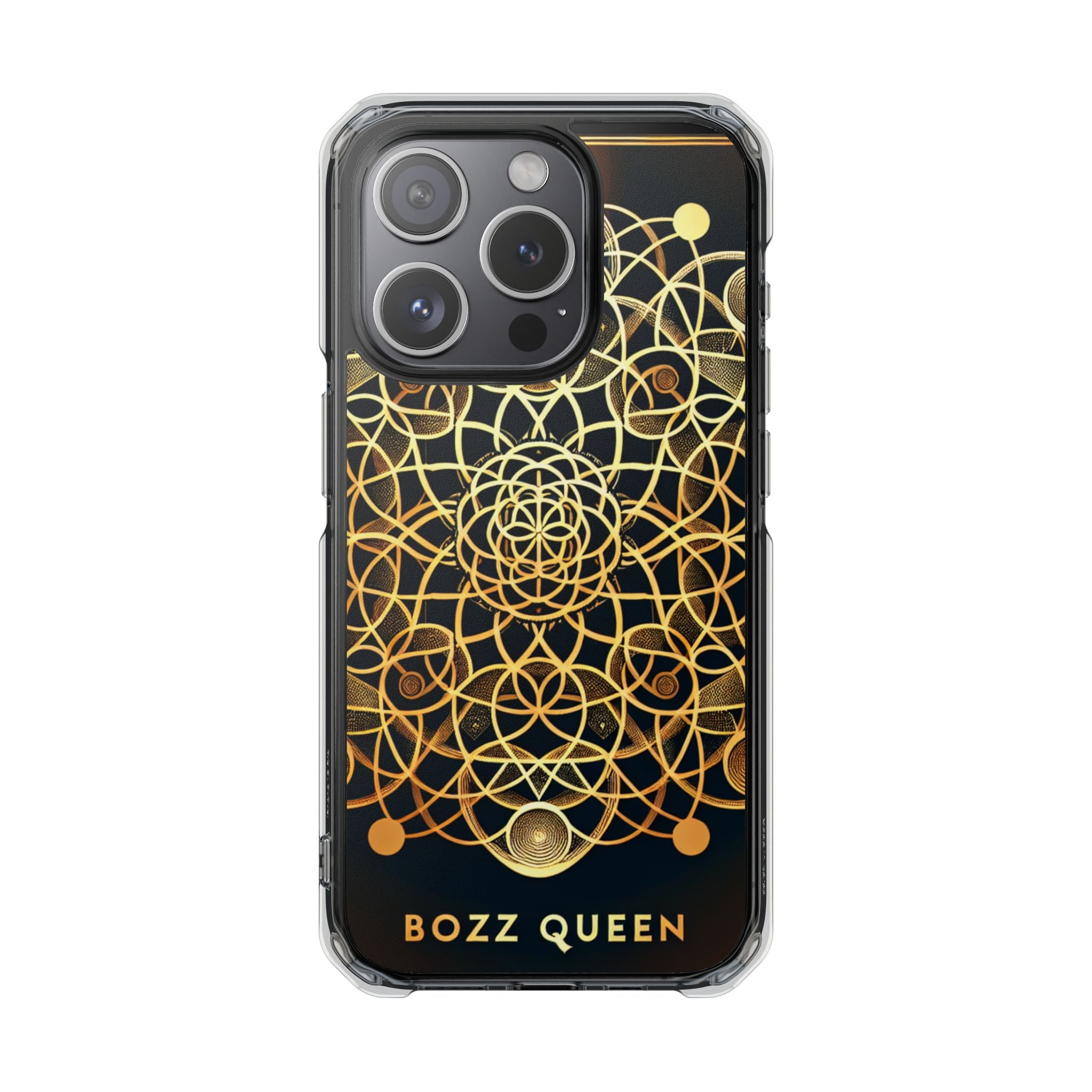 Bozz Queen Magnetic Clear Impact Case - Stylish, Protective Phone Case for Empowering Vibes, Gift for Her, Trendy Tech Accessories, [...]