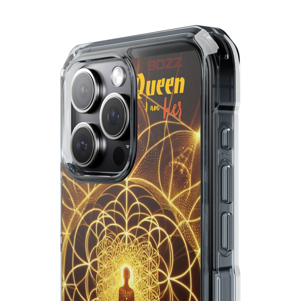 Spiritual Magnetic Phone Case - Boho Chic, Crystal Energy, Mindfulness Gift, Yoga Accessory, Meditation Decor