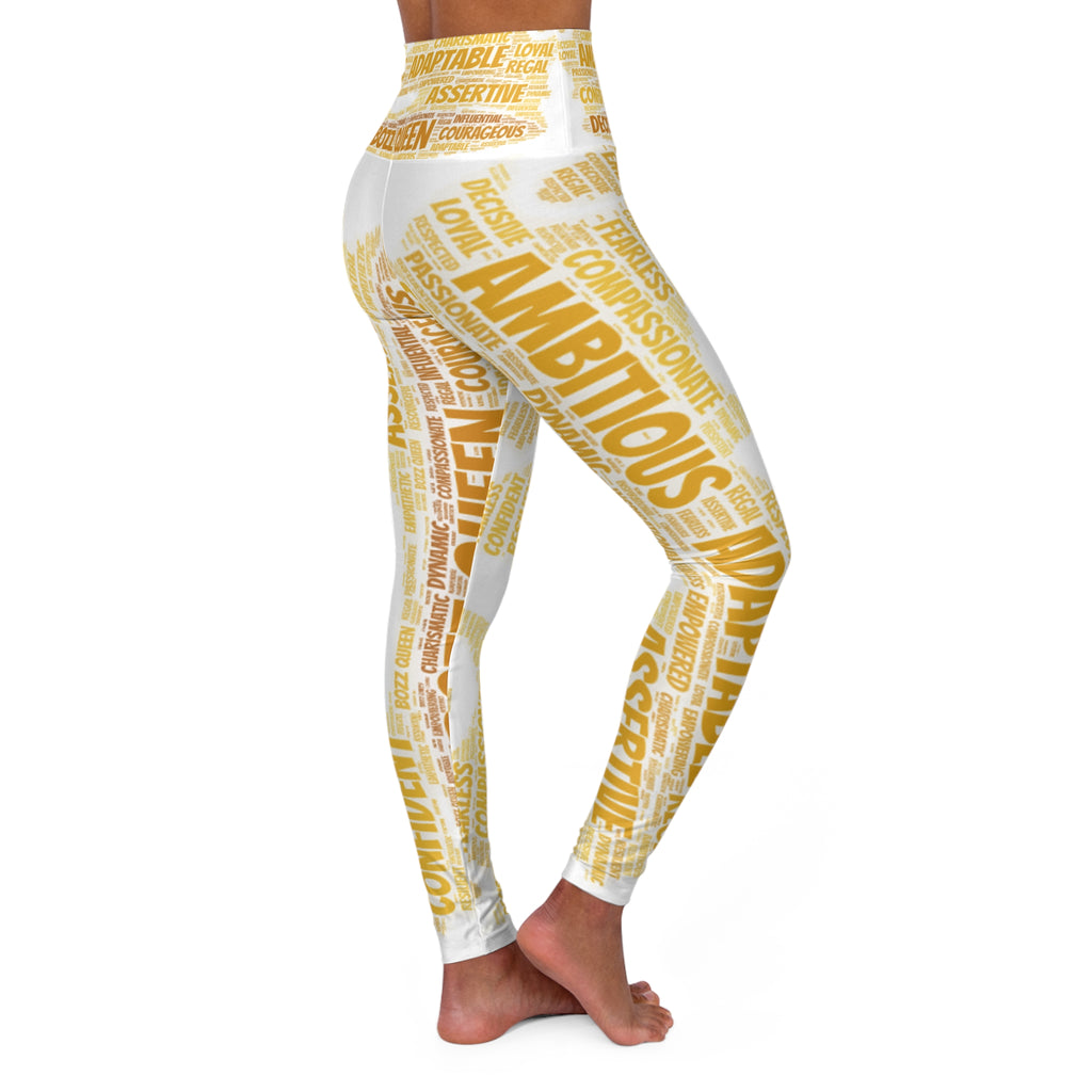 High Waisted Yoga Leggings (AOP)