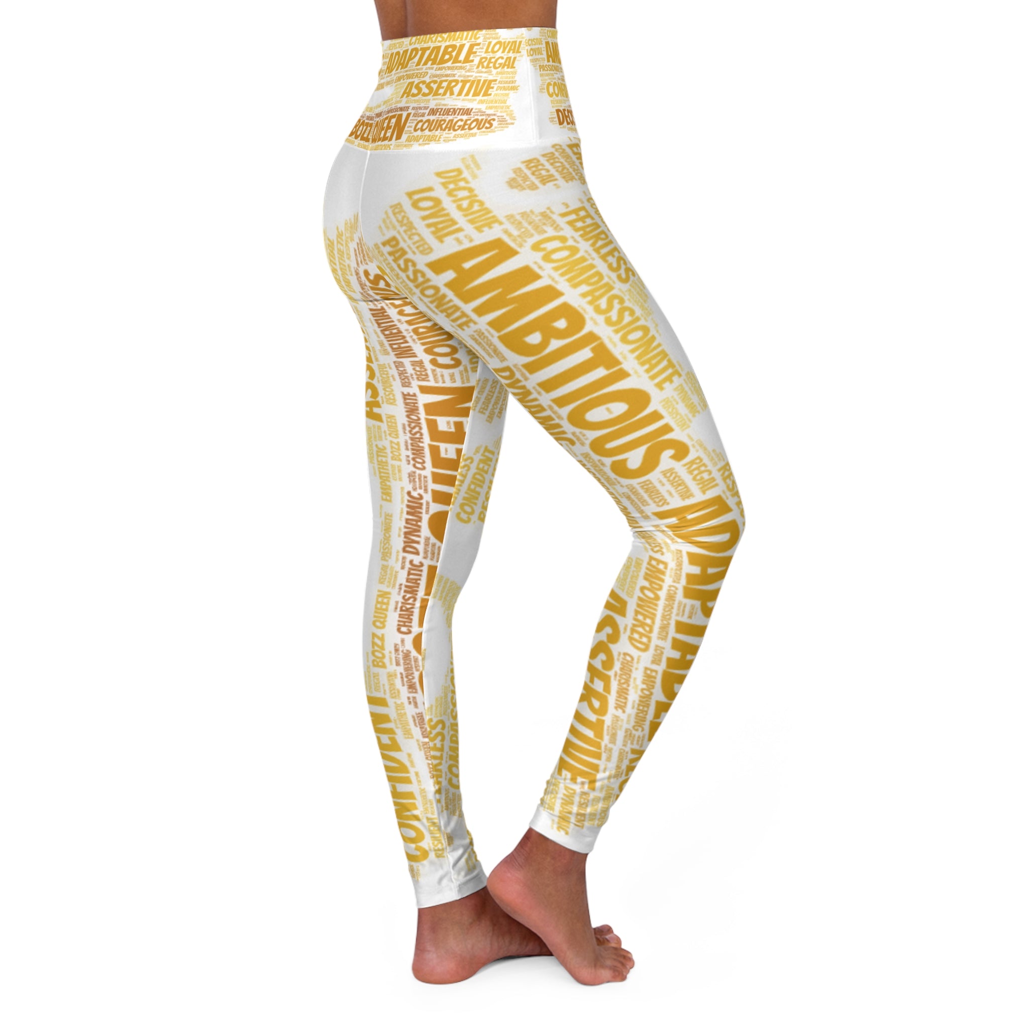 High Waisted Yoga Leggings (AOP)