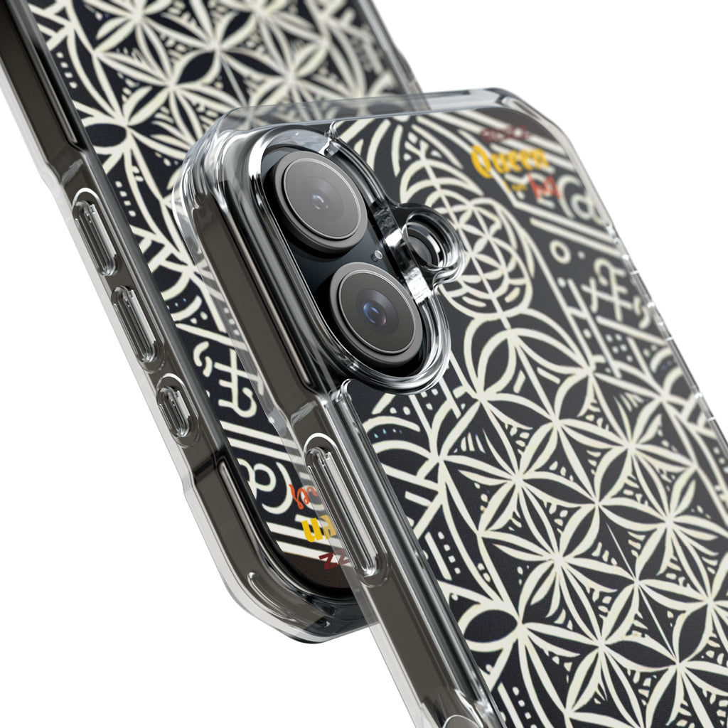 Magnetic Clear Impact Phone Cases with Geometric Design, Protective Cell Phone Covers, Unique Gift for Tech Lovers, Modern [...]