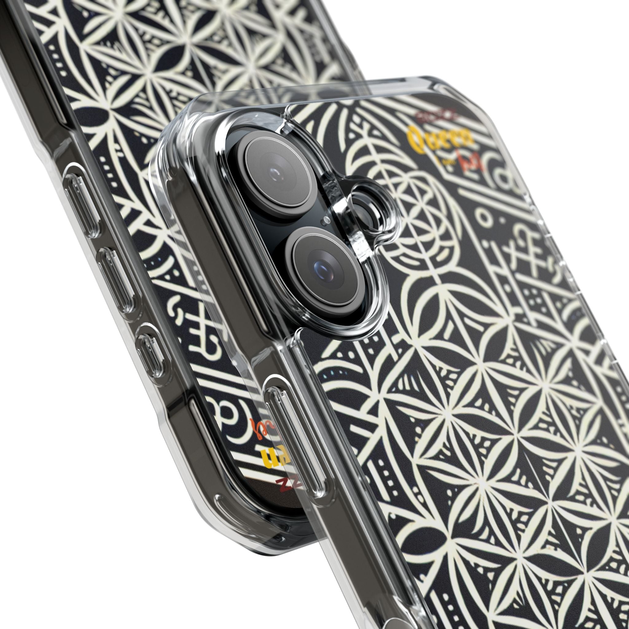 Magnetic Clear Impact Phone Cases with Geometric Design, Protective Cell Phone Covers, Unique Gift for Tech Lovers, Modern [...]