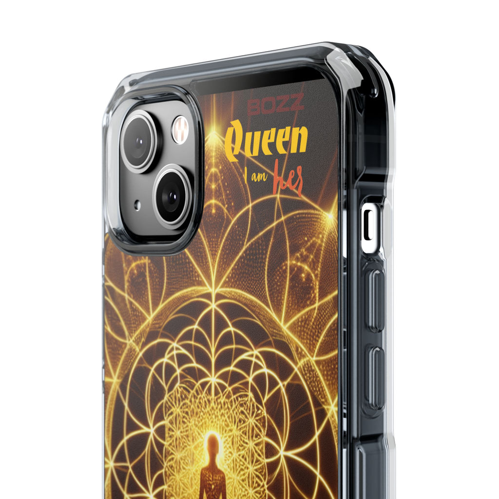 Spiritual Magnetic Phone Case - Boho Chic, Crystal Energy, Mindfulness Gift, Yoga Accessory, Meditation Decor