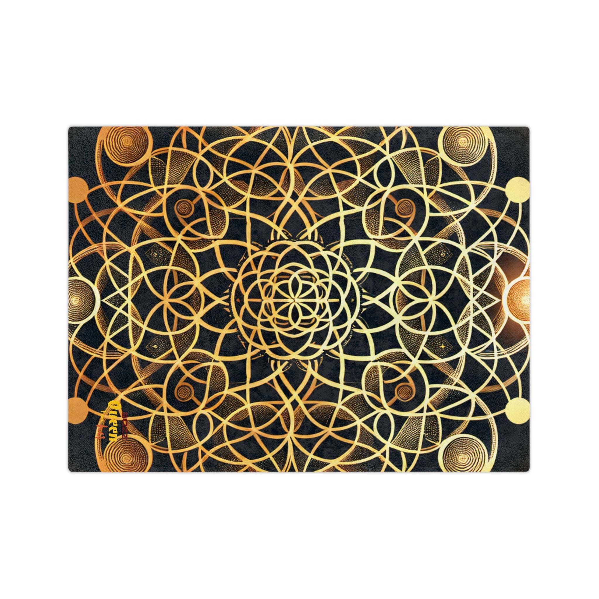 Bohemian Velvet Blanket from the Cosmos, Soft Microfiber Throw, Mindful Decor, Cozy Gift for Him/Her, Meditative Vibe, Home Warmth