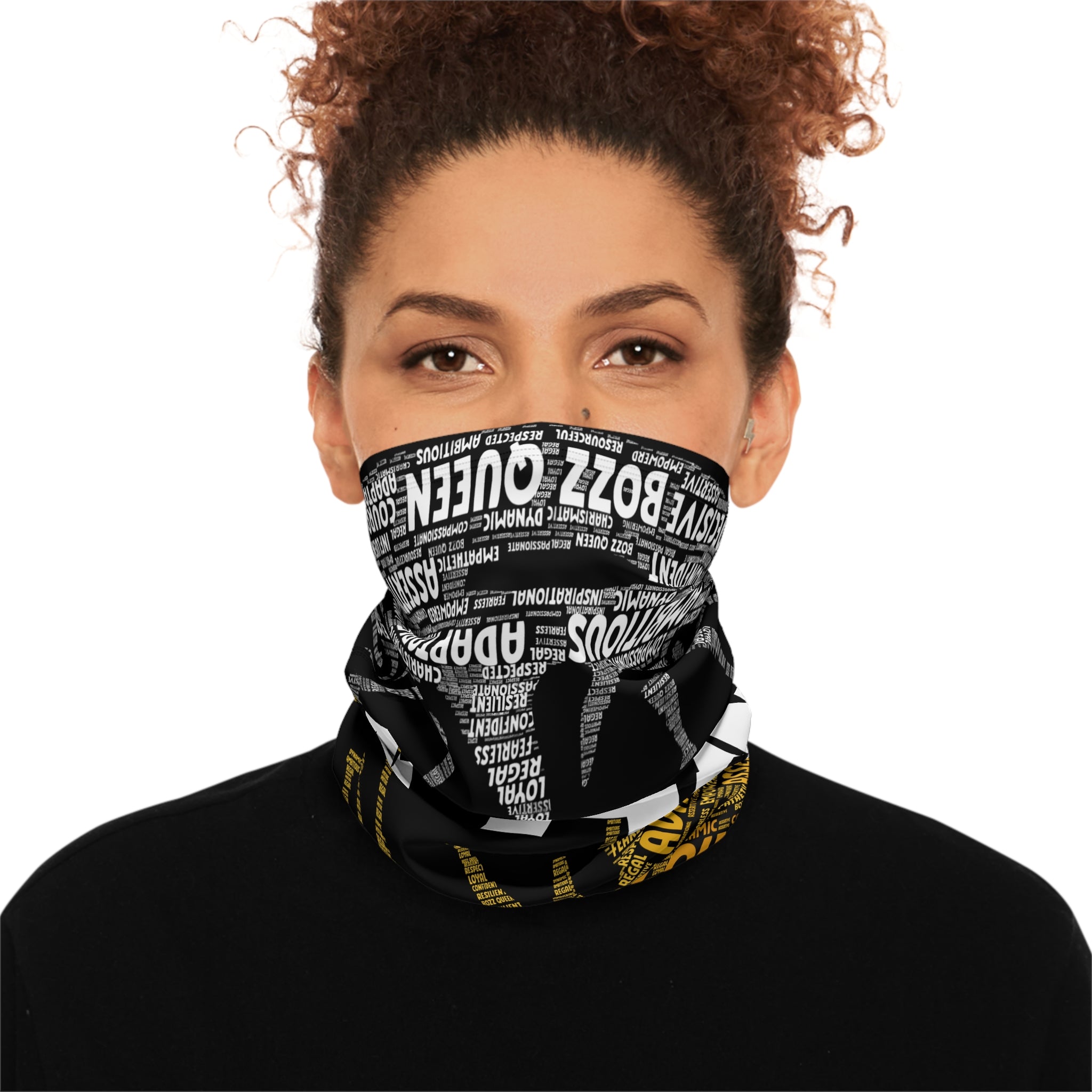 I AM Series Empowering Neck Gaiter - Winter Confidence Wear & Mindset Motivation