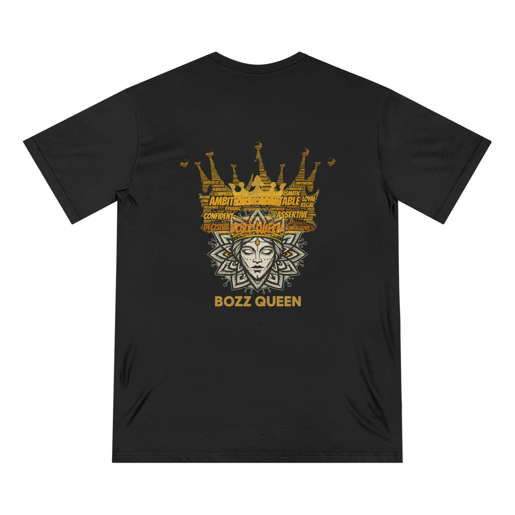Bozz Queen Organic Staple Tee - Women's Graphic T-Shirt | Trendy Queen Shirt