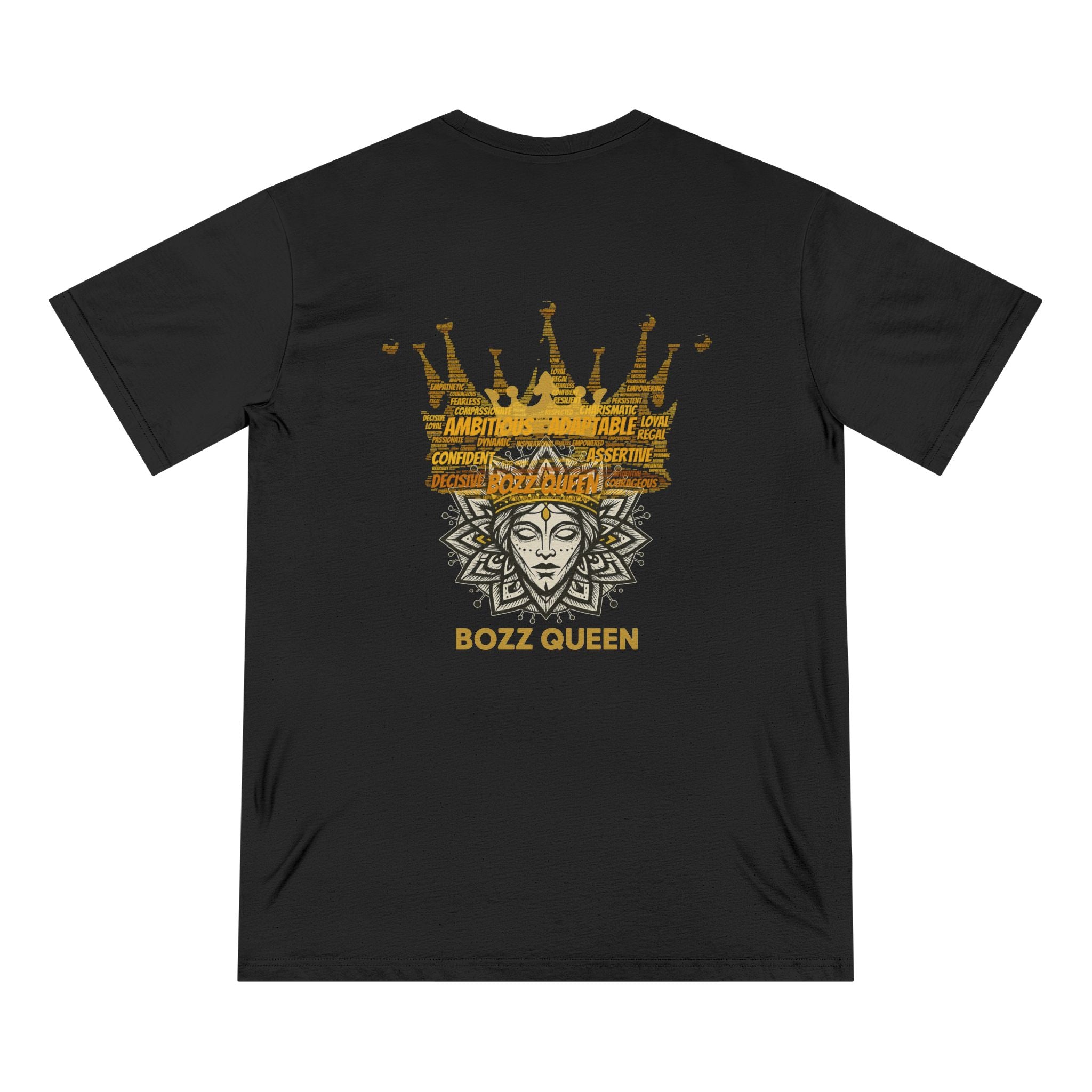 Bozz Queen Organic Staple Tee - Women's Graphic T-Shirt | Trendy Queen Shirt