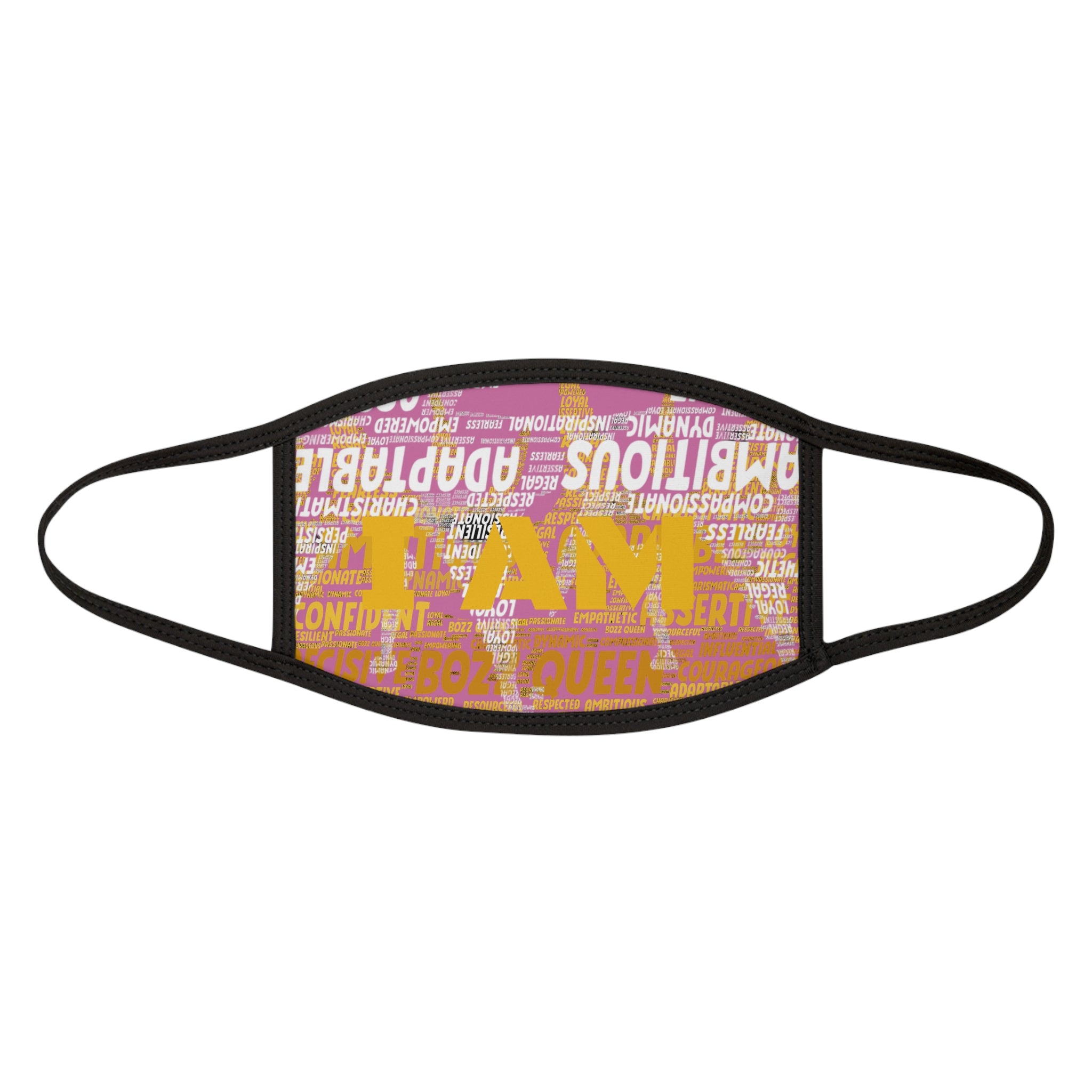Light Pink I AM Series Empowering Face Mask - Inspirational Affirmation Accessory