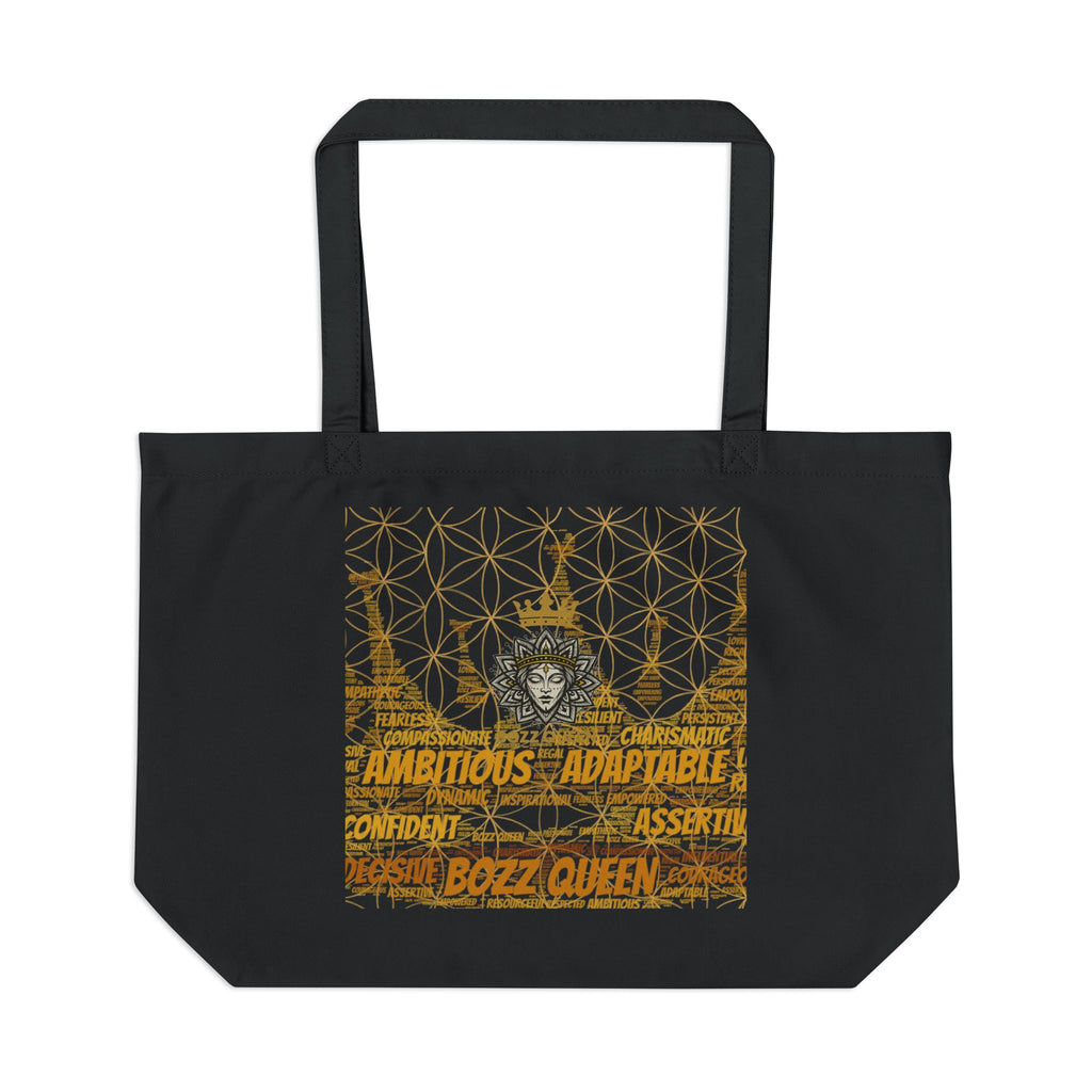 Bozz Queen Eco Tote Bag - Organic Cotton Reusable Shopping Bag