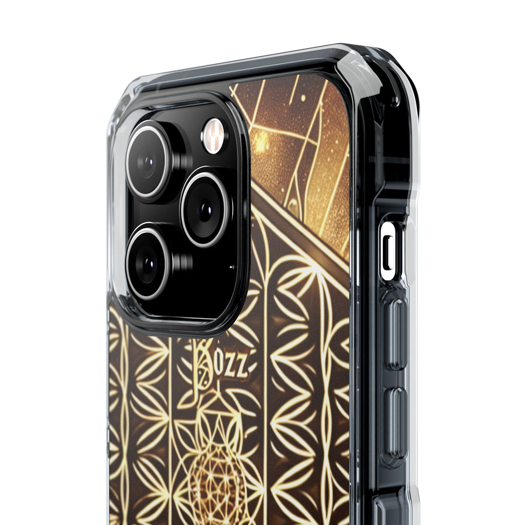 Magnetic Phone Case, Bozz Queen Case, Unique Clear Case, Customizable Phone Cover, Perfect Gift for Her