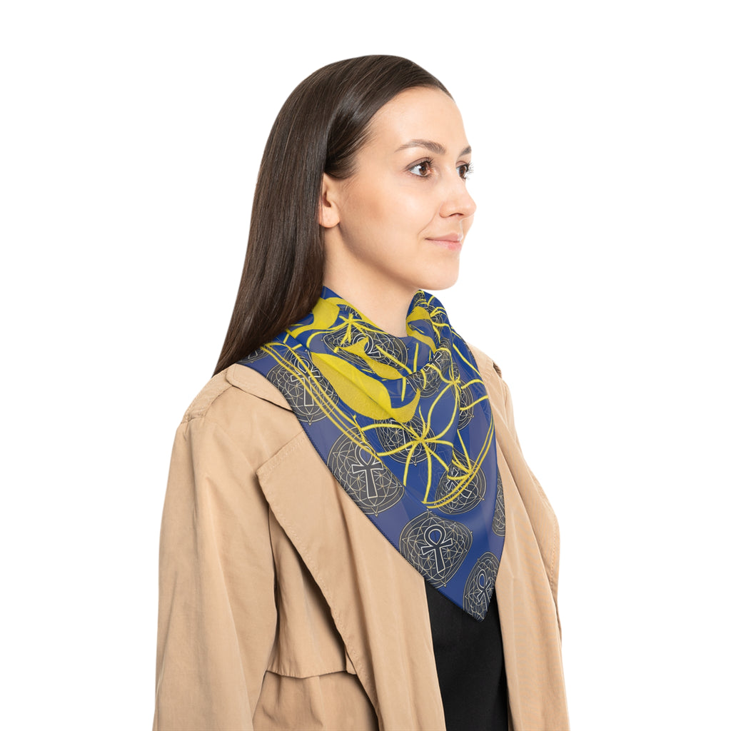 Flower of Life Scarf - Sacred Geometry Spiritual Accessory