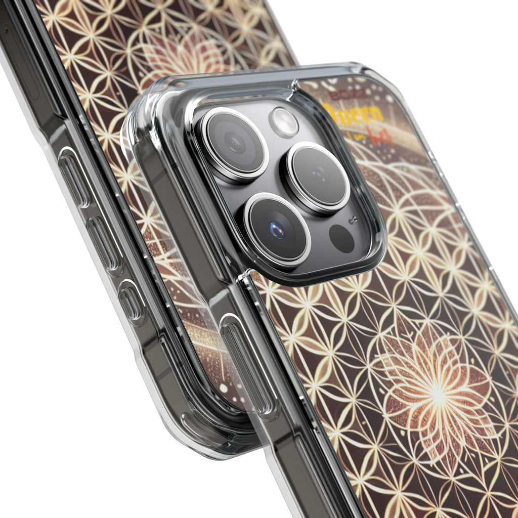 Magnetic Clear Impact Phone Cases, Protective Crystal Shells for Phone, Phone Accessories for Gift, Aura Design Case, Bohemian Style [...]