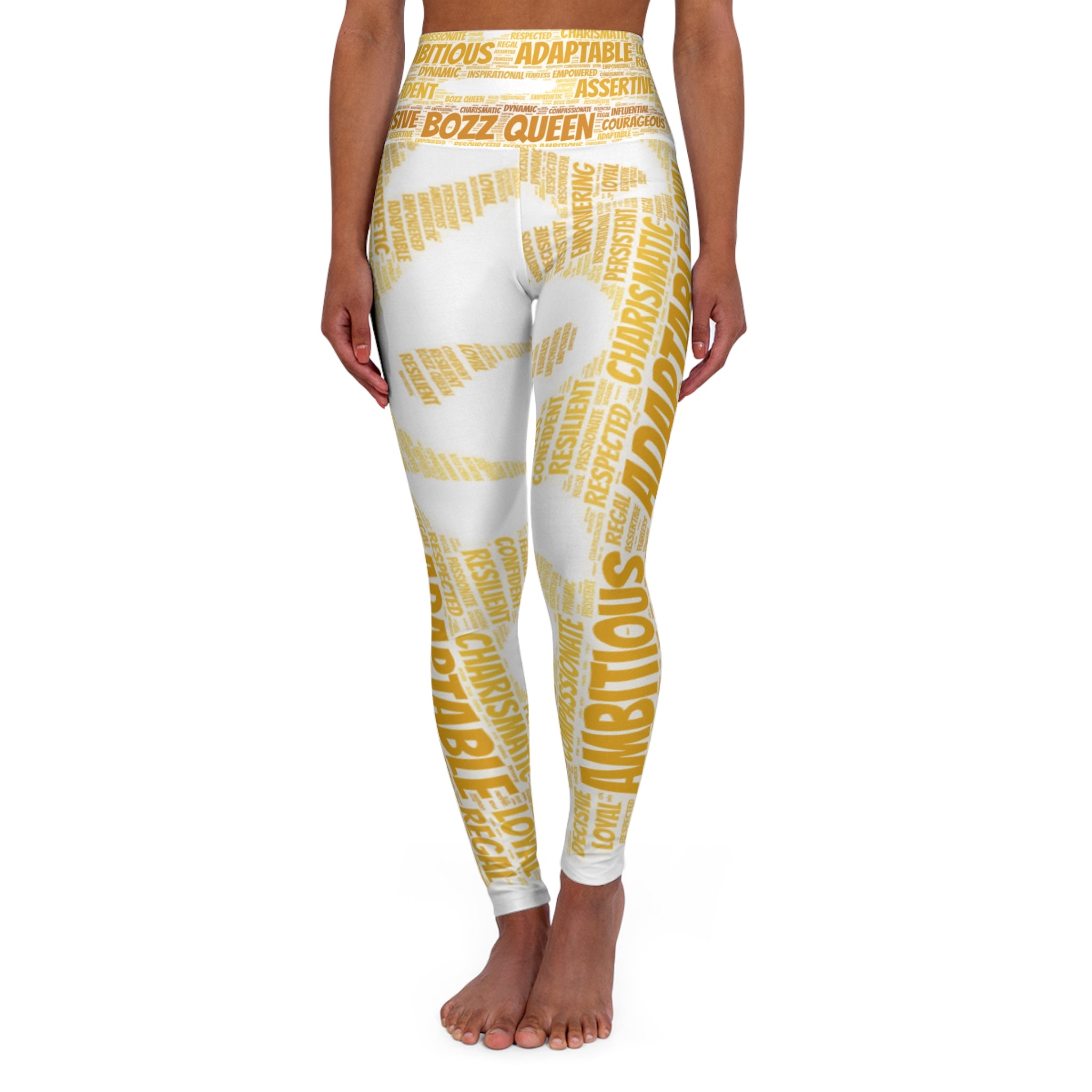 High Waisted Yoga Leggings (AOP)