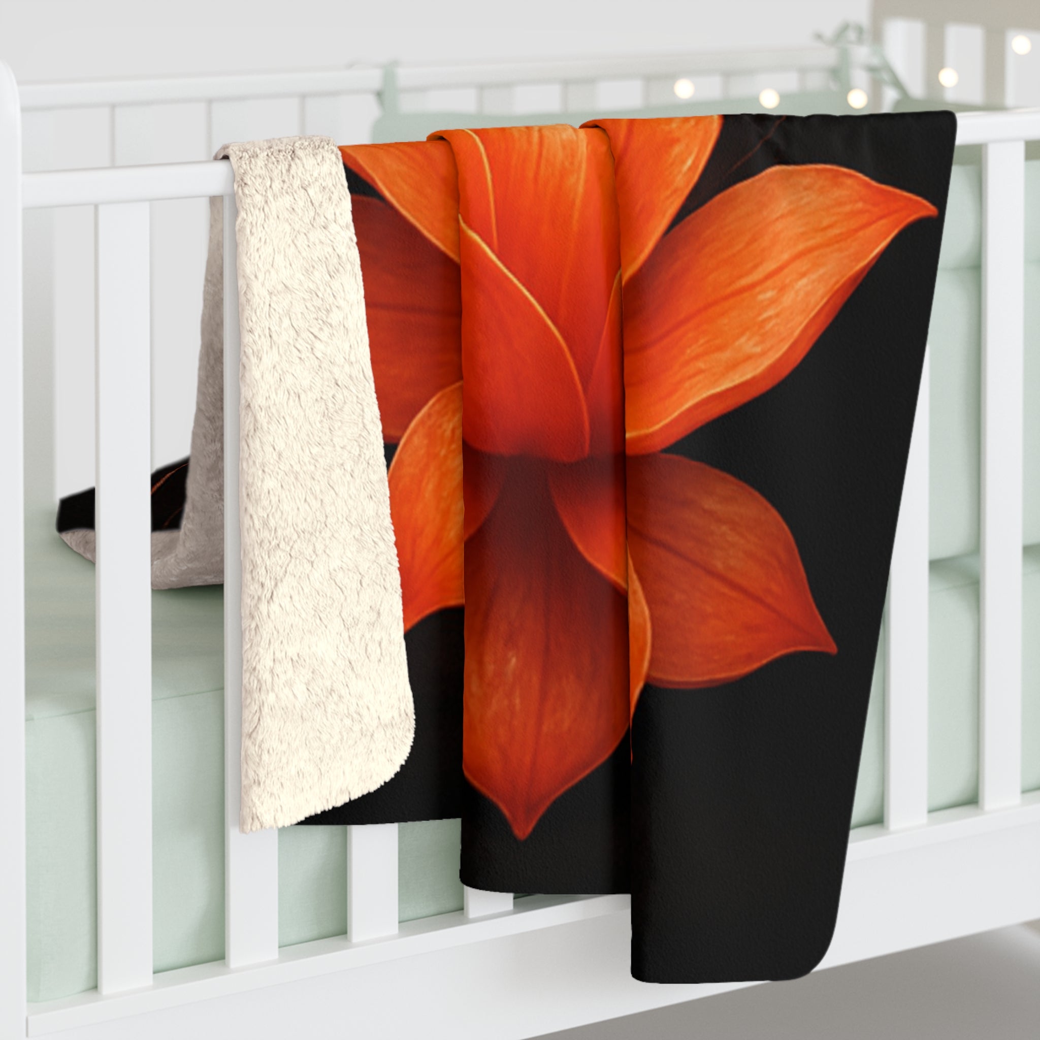Sacred Chakra Lotus Sherpa Blanket - Meditation Decor & Spiritual Gift