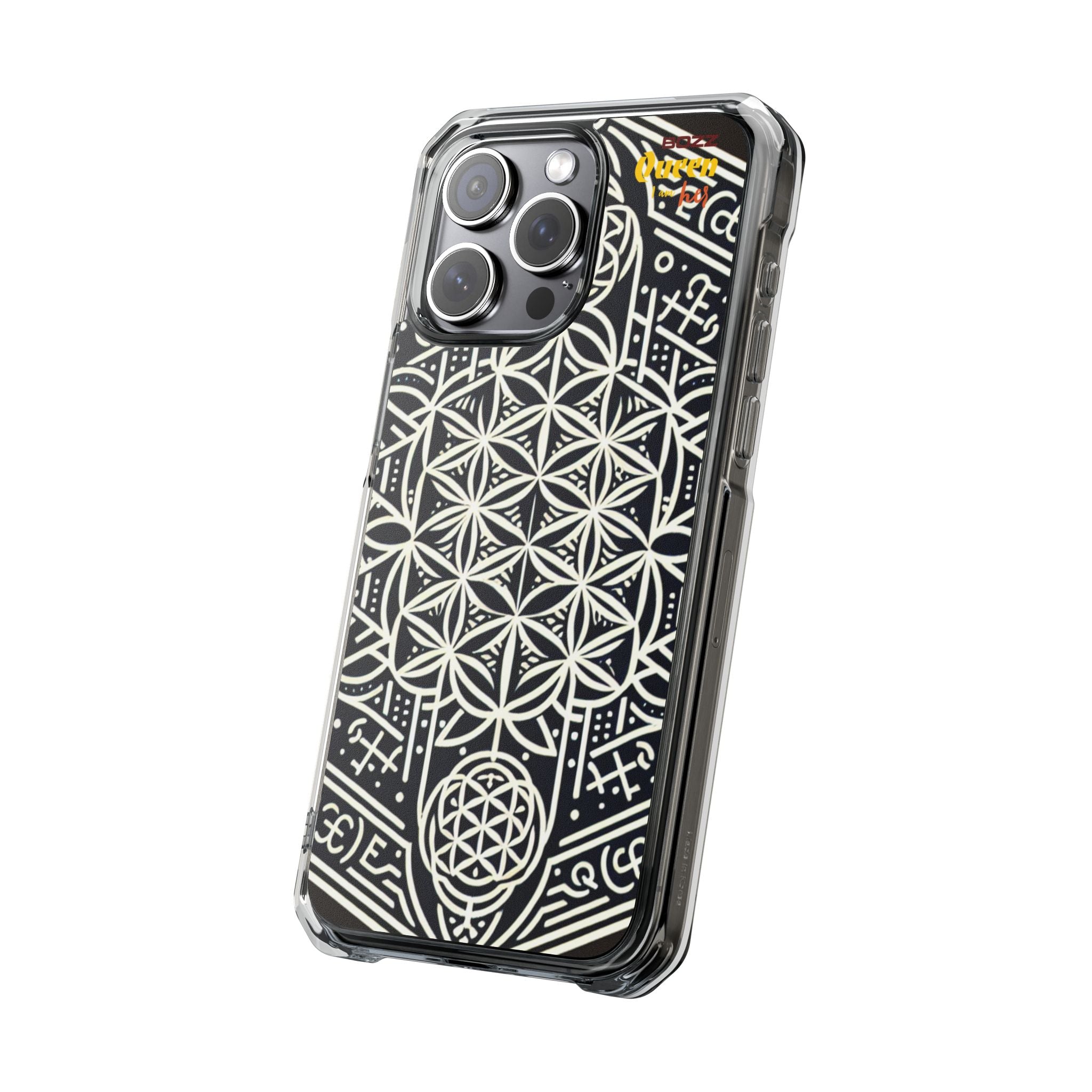 Magnetic Clear Impact Phone Cases with Geometric Design, Protective Cell Phone Covers, Unique Gift for Tech Lovers, Modern [...]