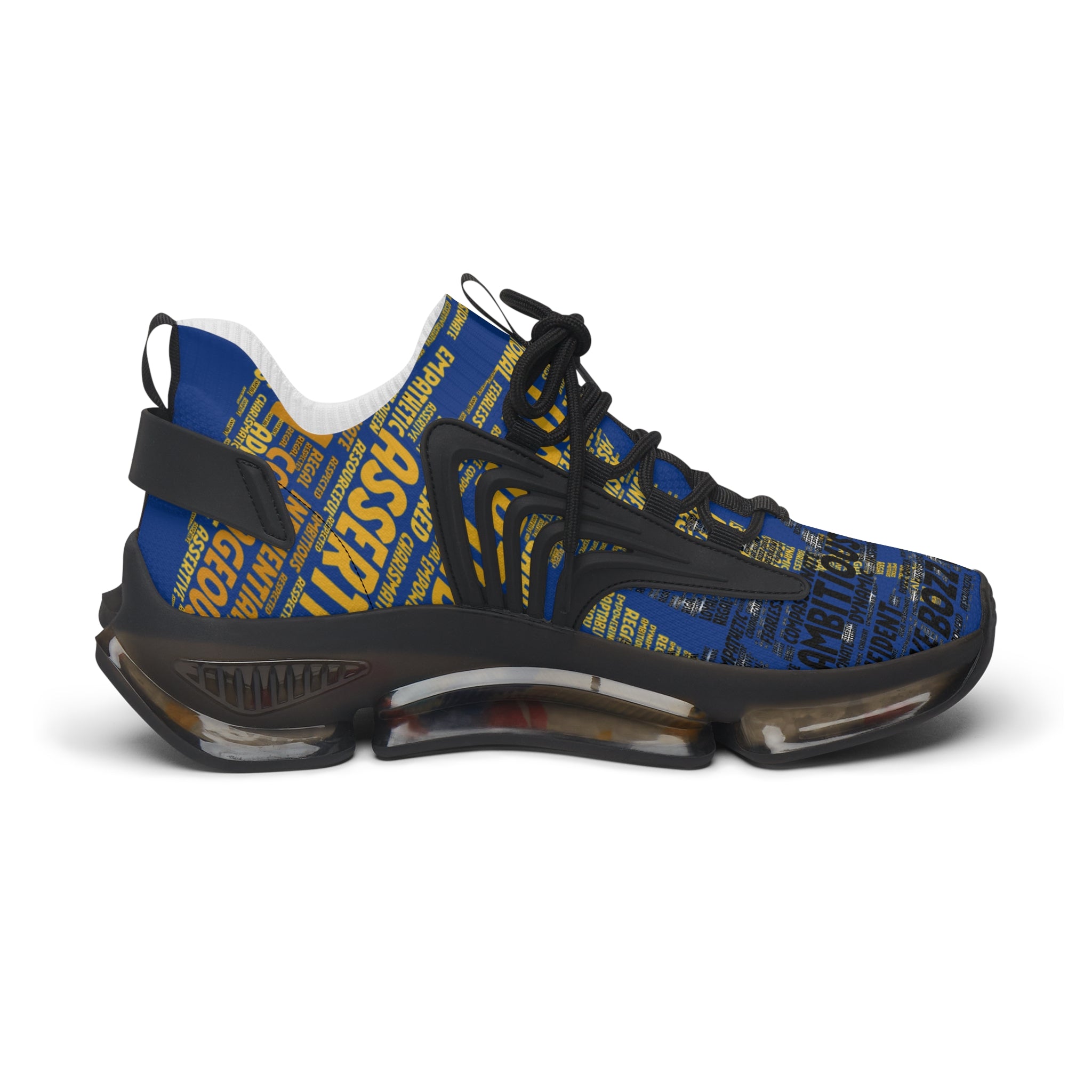 I AM Series Dark Blue Women's Mesh Sneakers - Lightweight Athletic Shoes