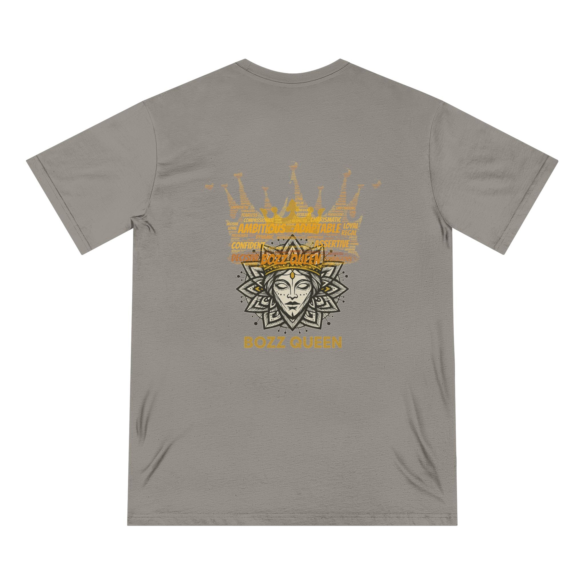 Bozz Queen Organic Staple Tee - Women's Graphic T-Shirt | Trendy Queen Shirt