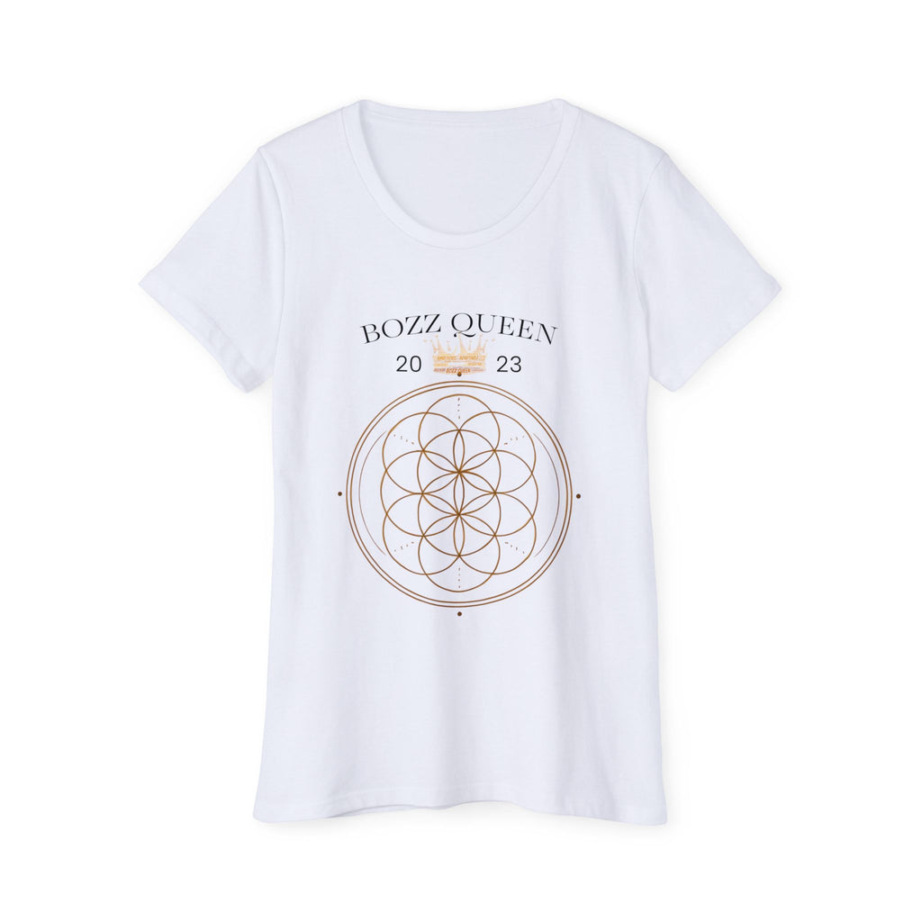 Bozz Queen Origin 2023 Sacred Geometry Goddess T-Shirt - Women's Organic Tee