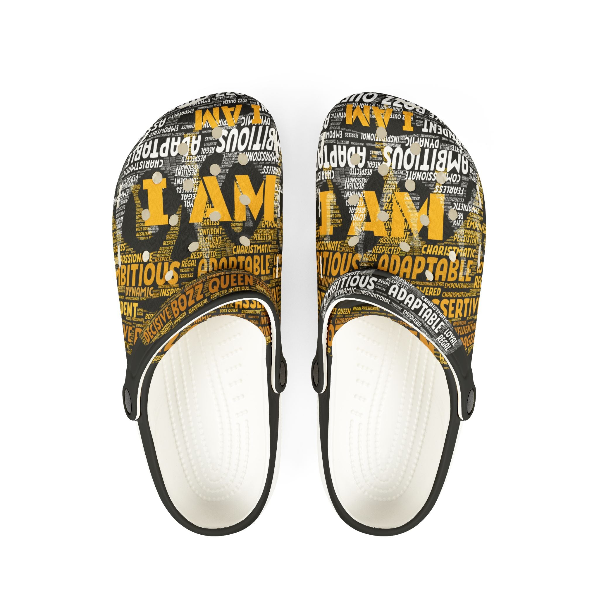 Inspirational EVA Foam Clogs - Motivational Shoes, Comfort Footwear, Gift for Entrepreneurs, Daily Wear, Rubber Slippers