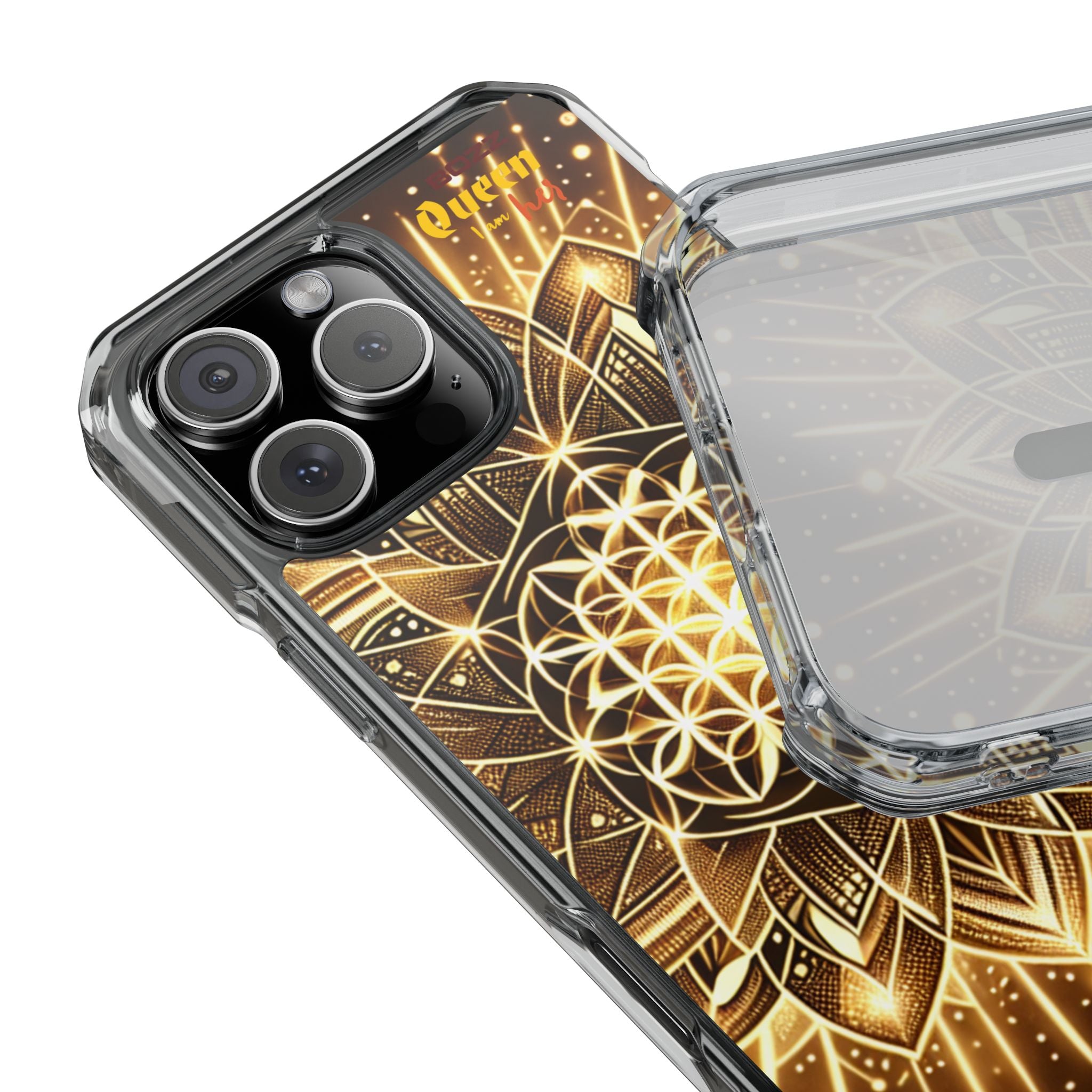 Magnetic Clear Impact Cases with Mandala Design | Unique Phone Protection, Gifts for Nature Lovers, Stylish Accessories, Phone Cases, [...]