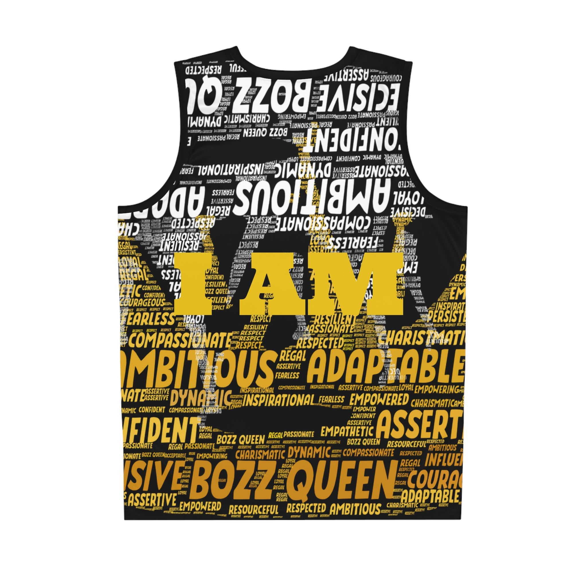 BOZZ QUEEN I AM Series Basketball Jersey - Empowering Athletic Wear