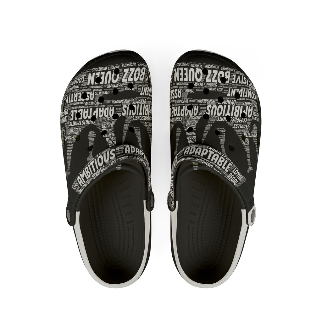 Adaptable BOZZ QUEEN Foam Shoes - Lightweight Slip-On Clogs for Ambitious Souls