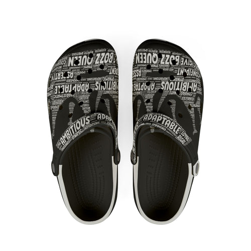 Adaptable BOZZ QUEEN Foam Shoes - Lightweight Slip-On Clogs for Ambitious Souls
