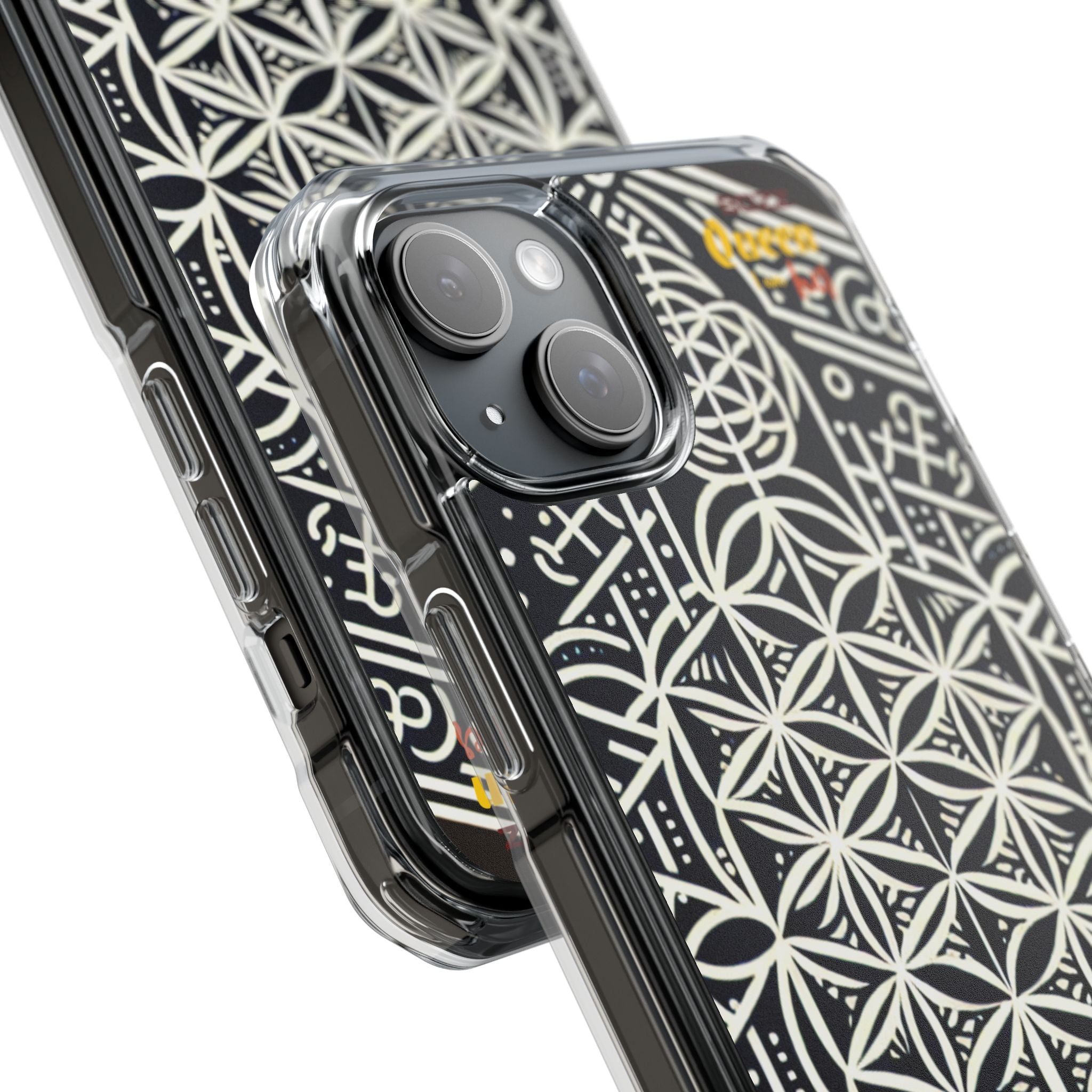 Magnetic Clear Impact Phone Cases with Geometric Design, Protective Cell Phone Covers, Unique Gift for Tech Lovers, Modern [...]