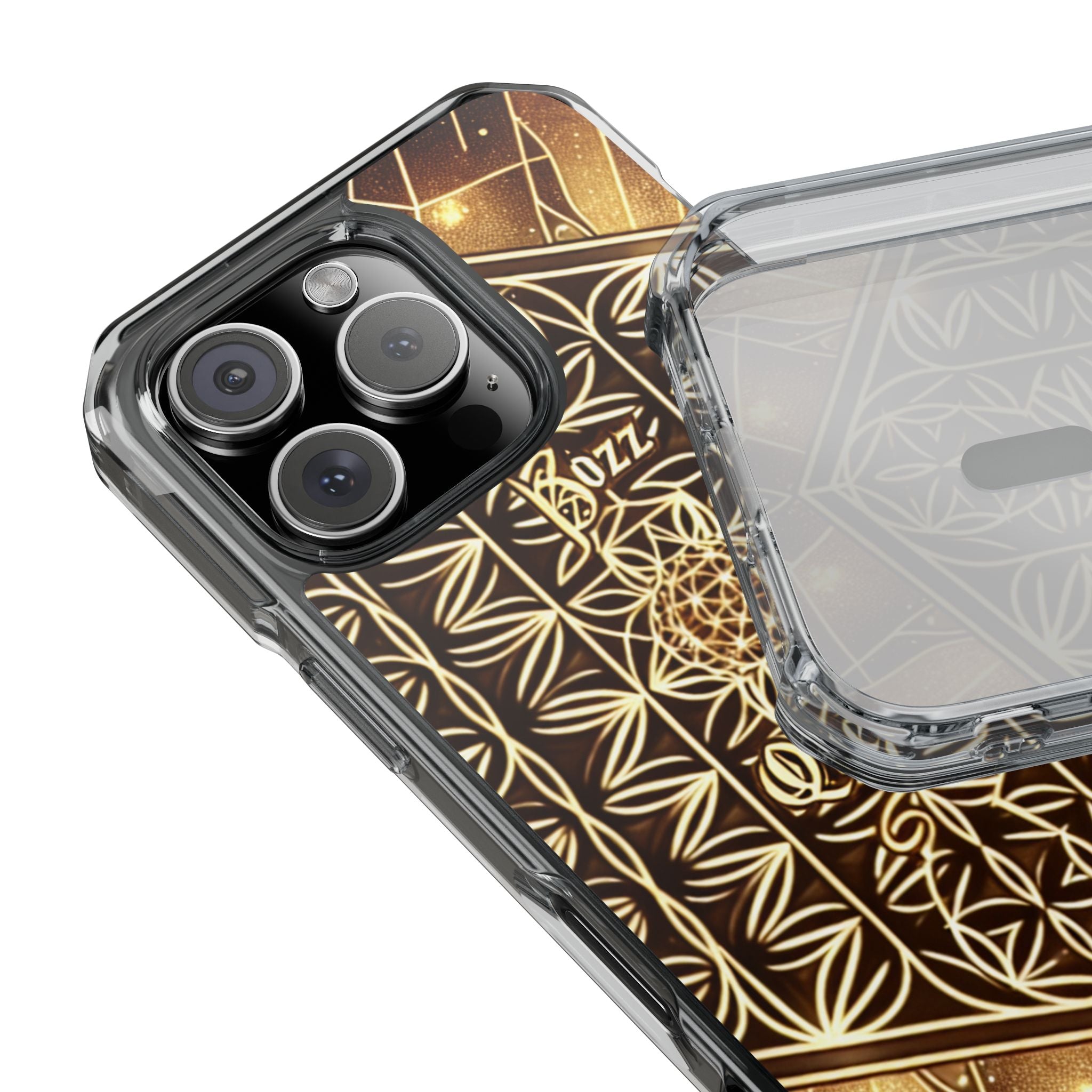 Magnetic Phone Case, Bozz Queen Case, Unique Clear Case, Customizable Phone Cover, Perfect Gift for Her