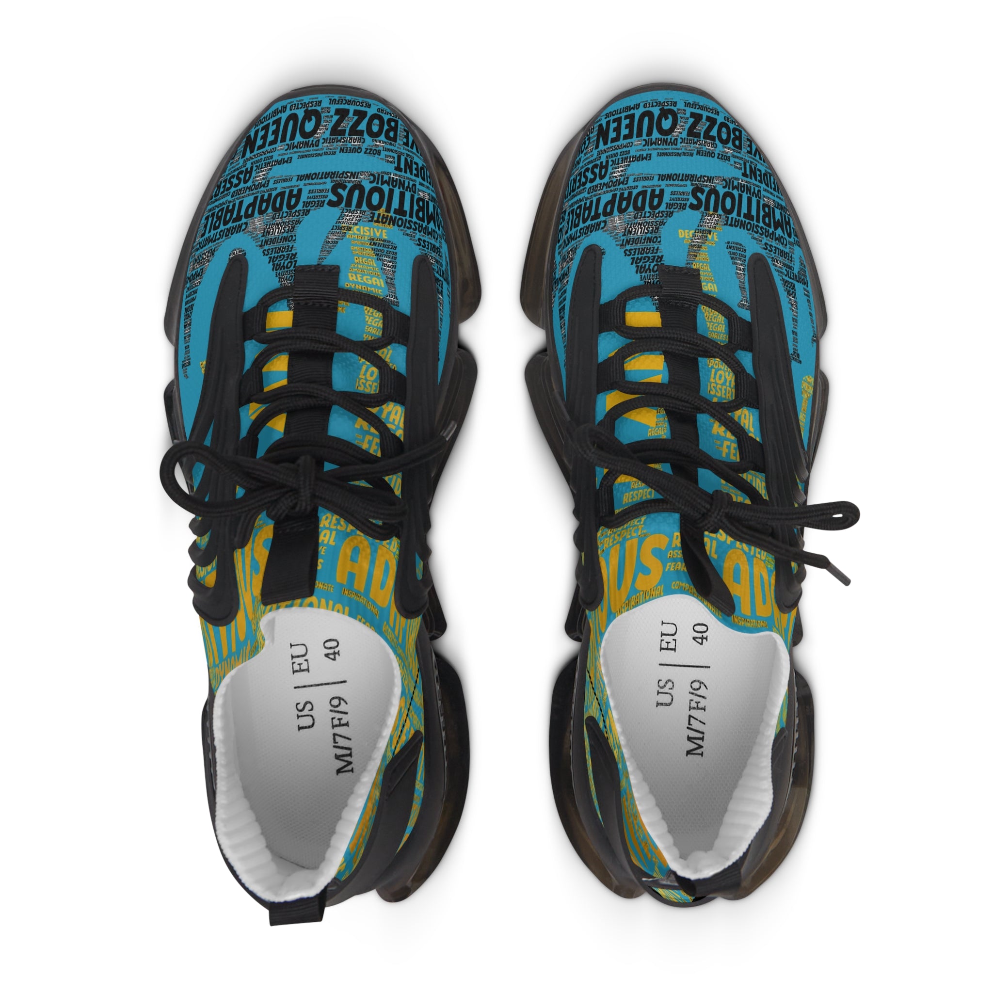 I AM Series Women's Mesh Sneakers - Turquoise Lightweight Athletic Shoes