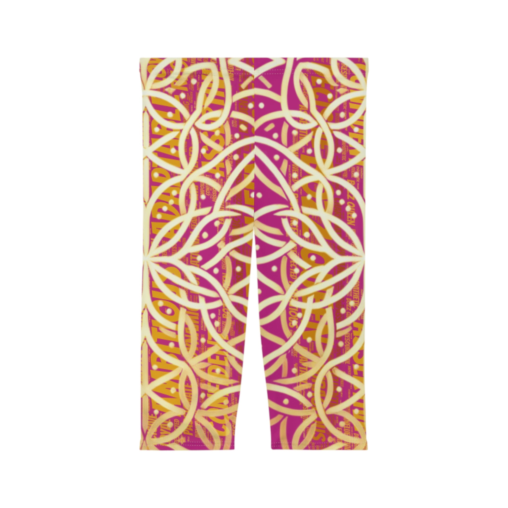 Pink Chic Women's Capri Leggings - Stylish Yoga Pants & Activewear