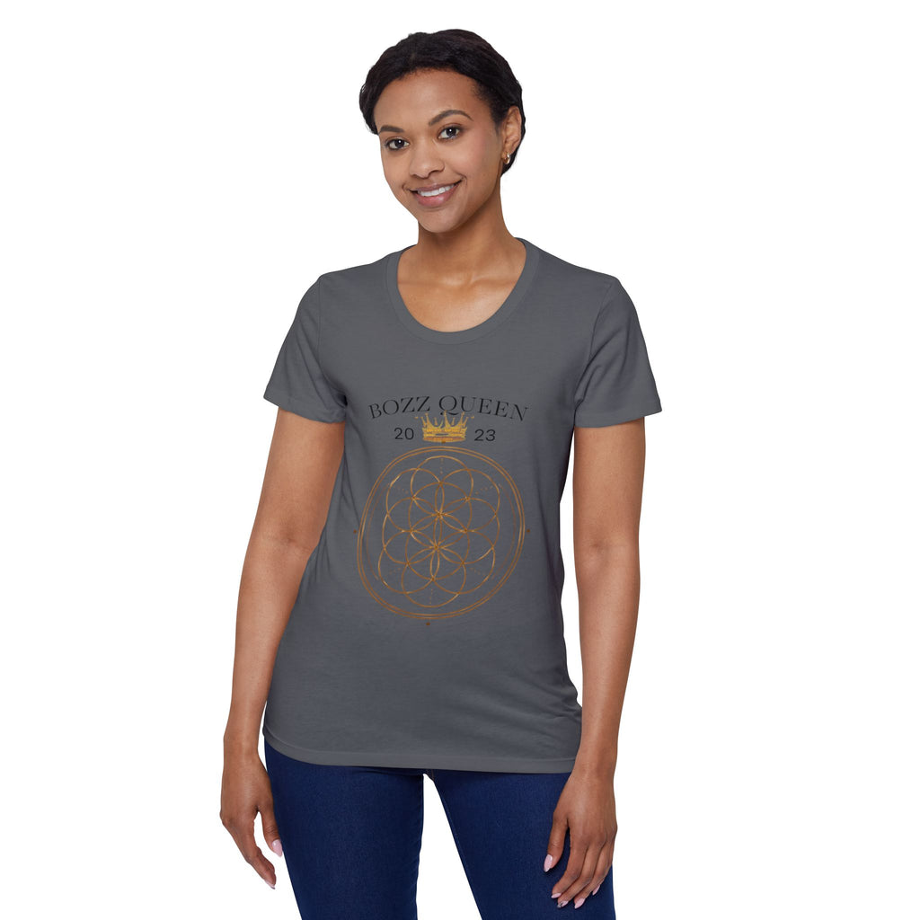 Bozz Queen Origin 2023 Sacred Geometry Goddess T-Shirt - Women's Organic Tee
