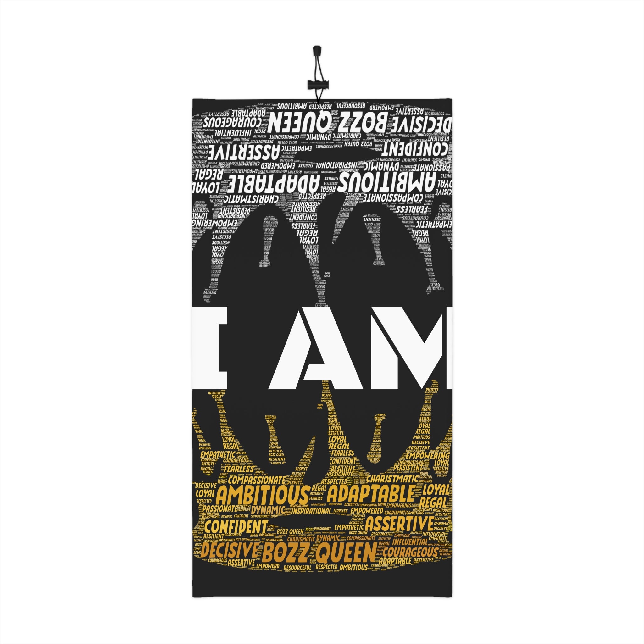 I AM Series Empowering Neck Gaiter - Winter Confidence Wear & Mindset Motivation