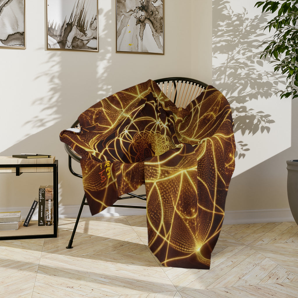 Meditation Goddess Microfiber Blanket | Cozy Spiritual Decor, Mindfulness Gift, Yoga Accessories, Home Comfort, Zen Atmosphere