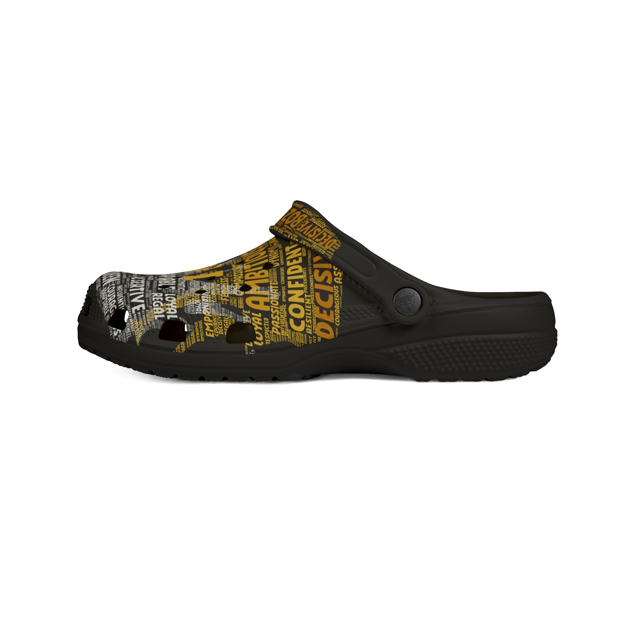 Bozz Queen I AM Series Foam Clogs - Inspirational Comfort Shoes for Entrepreneurs