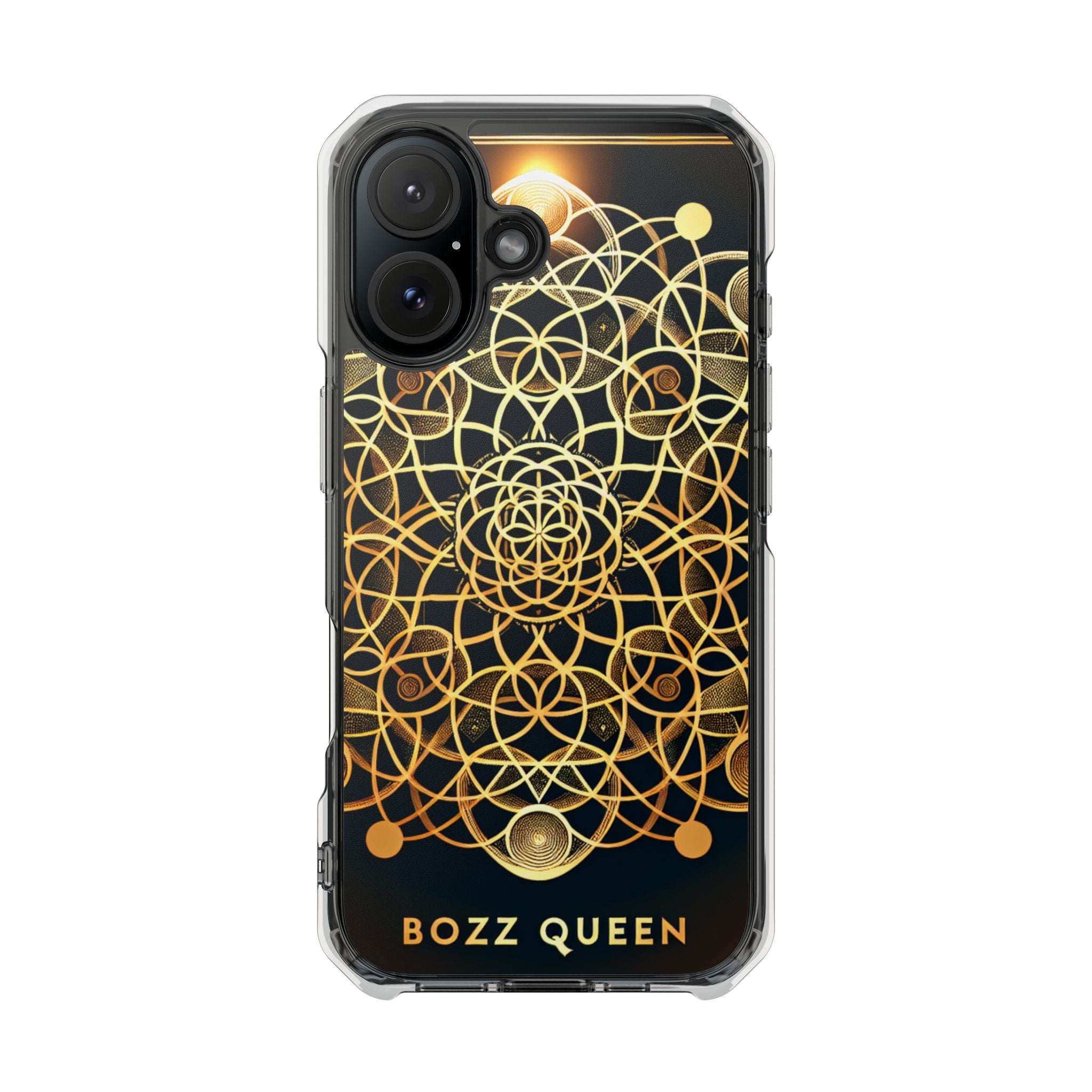 Bozz Queen Magnetic Clear Impact Case - Stylish, Protective Phone Case for Empowering Vibes, Gift for Her, Trendy Tech Accessories, [...]