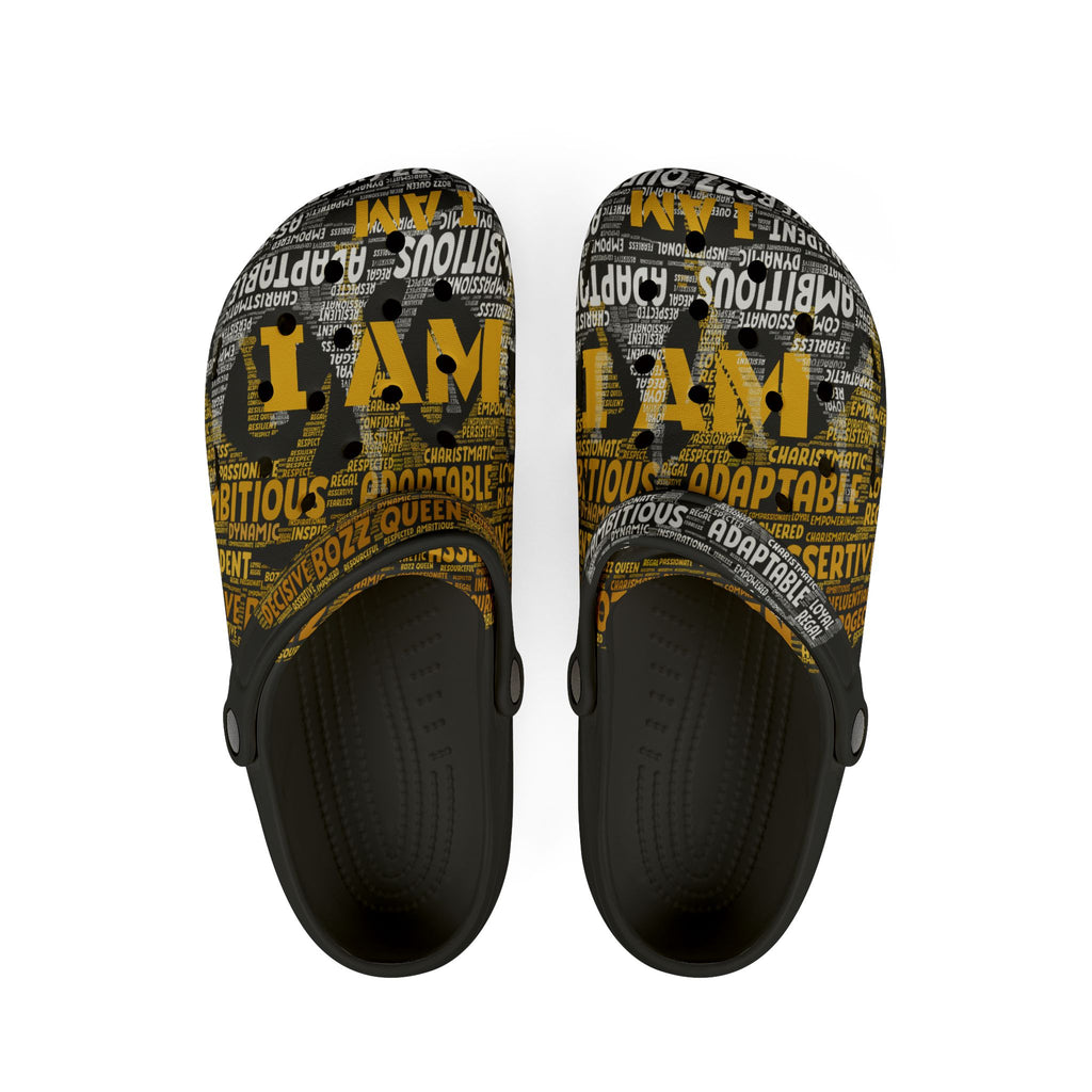 Inspirational EVA Foam Clogs - Motivational Shoes, Comfort Footwear, Gift for Entrepreneurs, Daily Wear, Rubber Slippers