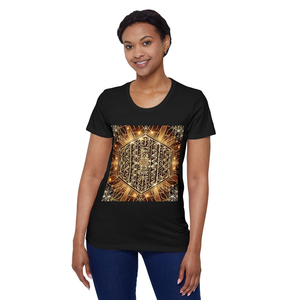 Bozz Queen Sacred Geometry Goddess T-Shirt - Women's Organic Cotton Tee