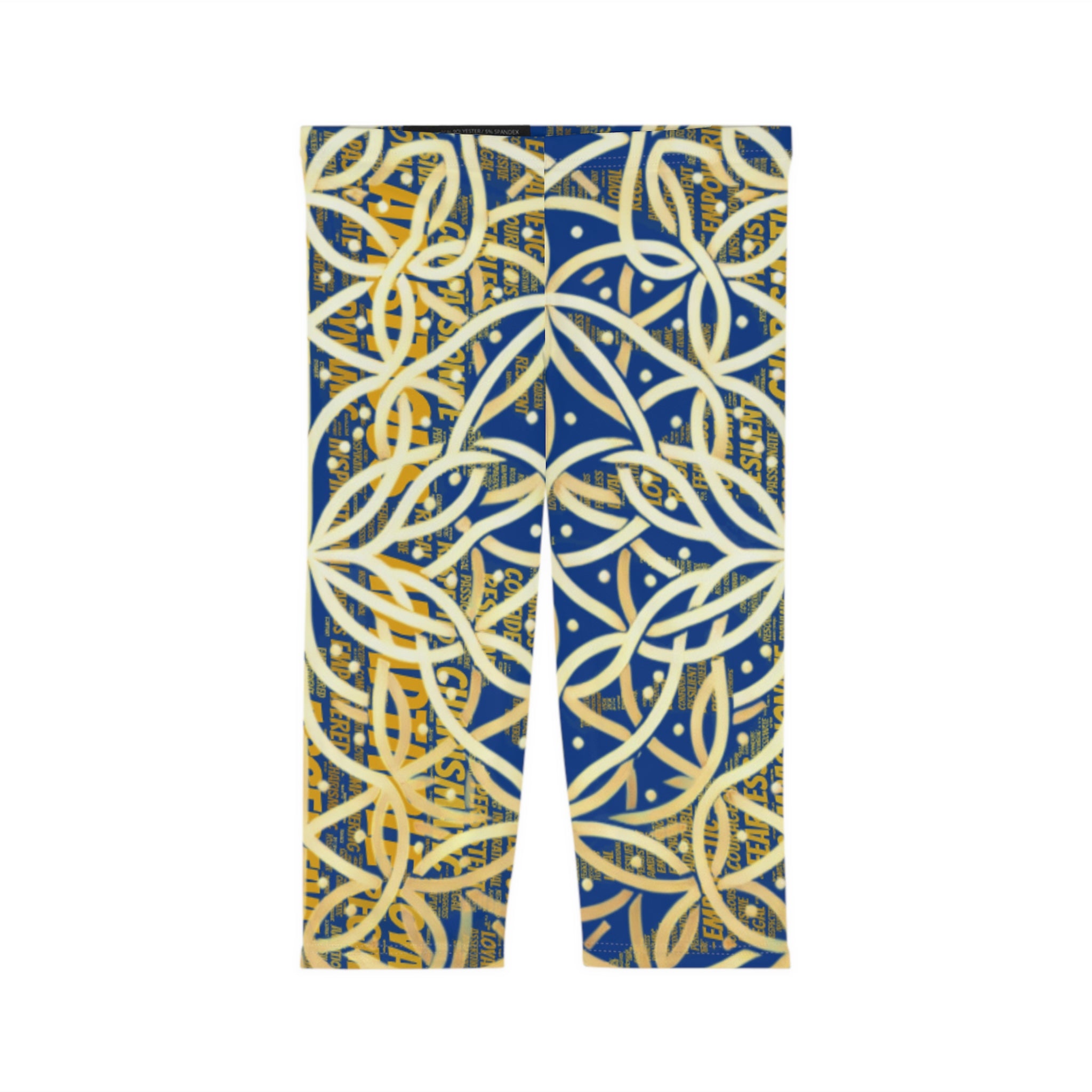 Dark Blue Chic Women's Capri Leggings - Stylish Yoga Pants & Activewear