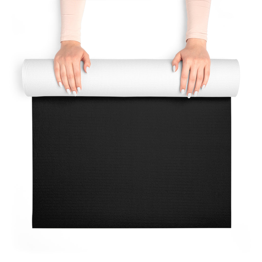 White Lotus Mandala Foam Yoga Mat - Heart Chakra Collection