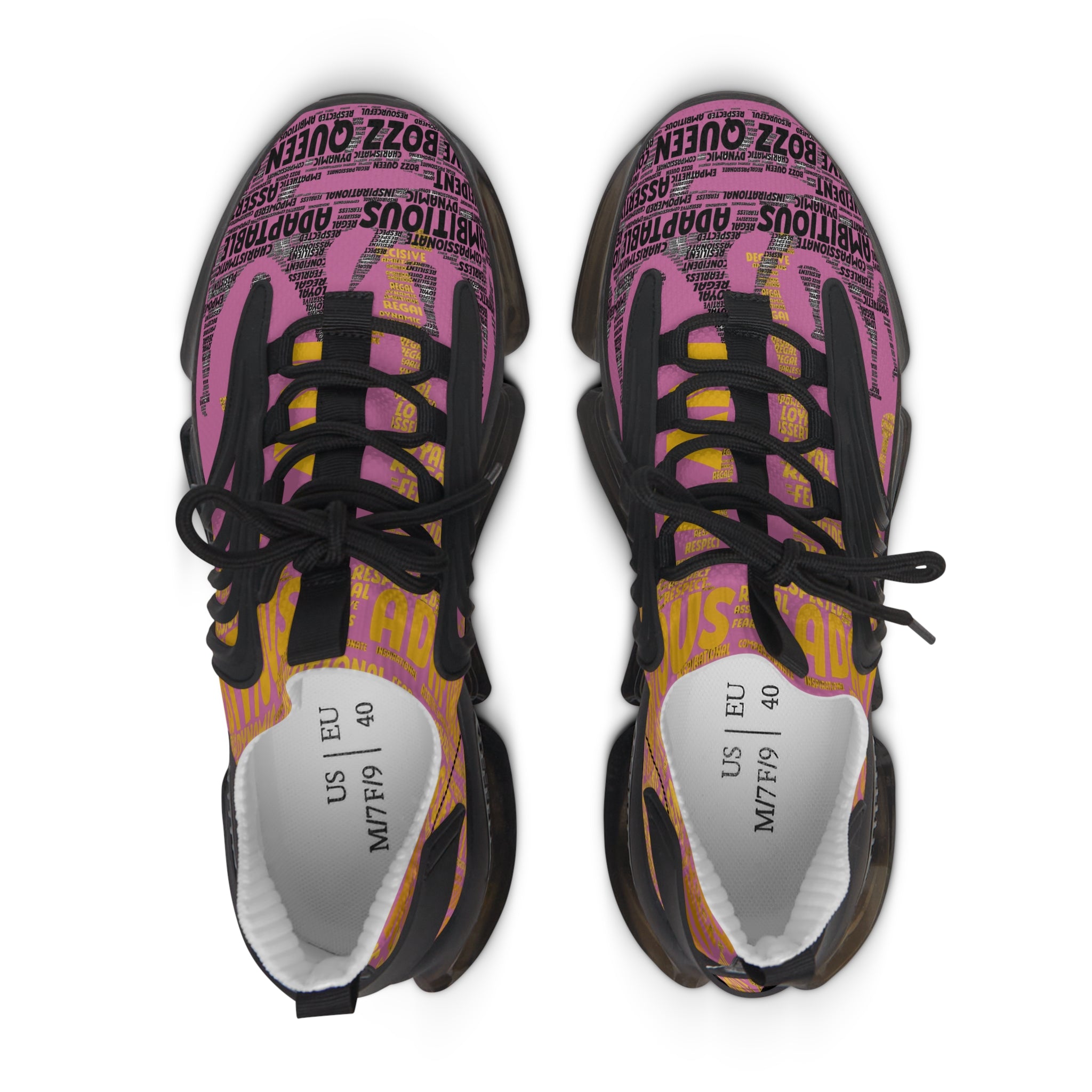 I AM Series Women's Mesh Sneakers - Light Pink Lightweight Athletic Shoes
