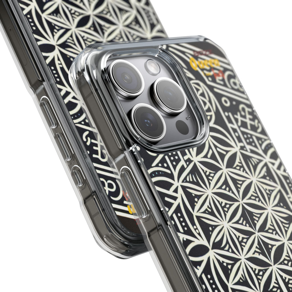 Magnetic Clear Impact Phone Cases with Geometric Design, Protective Cell Phone Covers, Unique Gift for Tech Lovers, Modern [...]